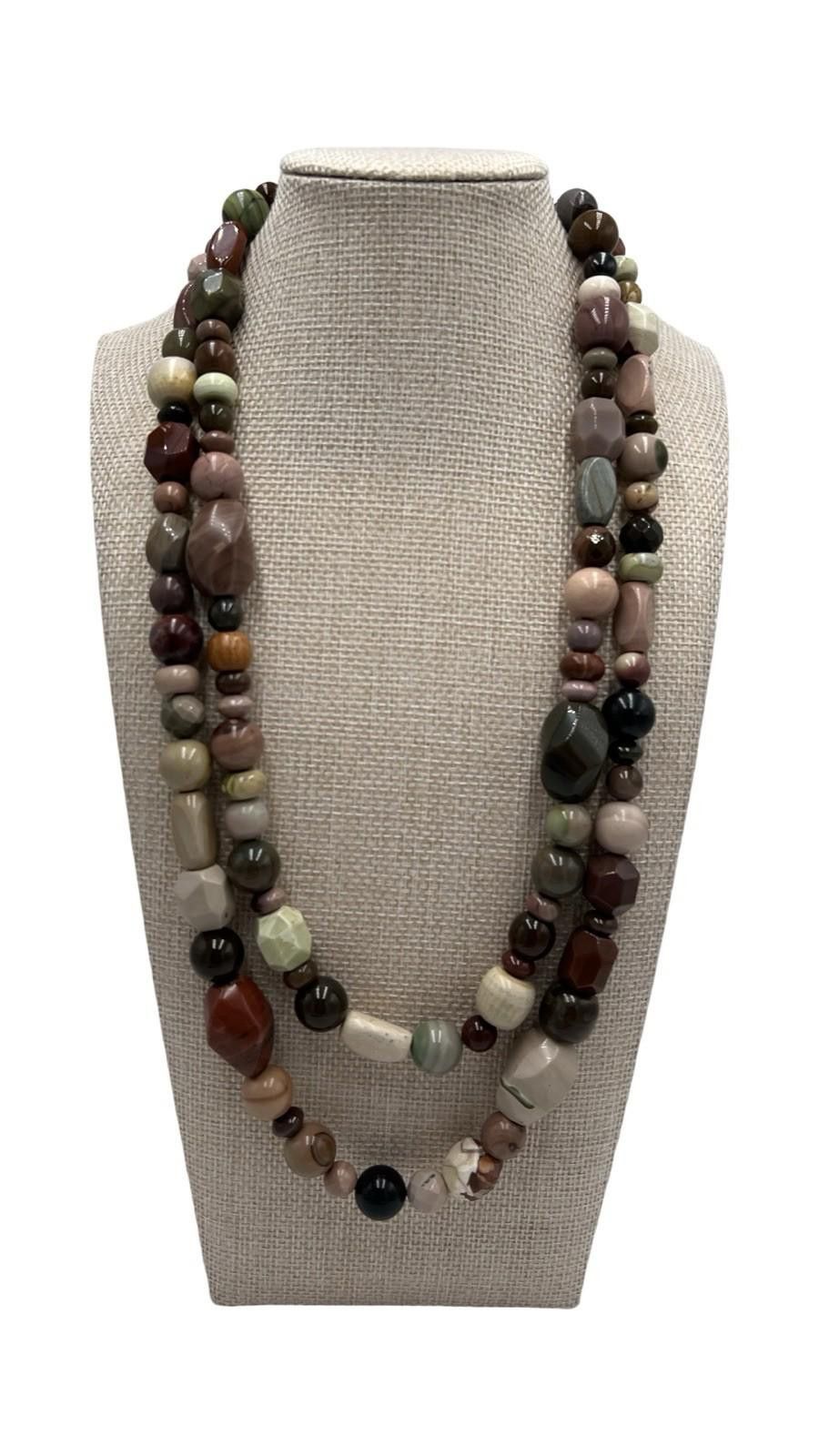 Other Mine Finds Jay King DTR Jasper Sterling Silver Necklace Size ONE SIZE - 1 Thumbnail