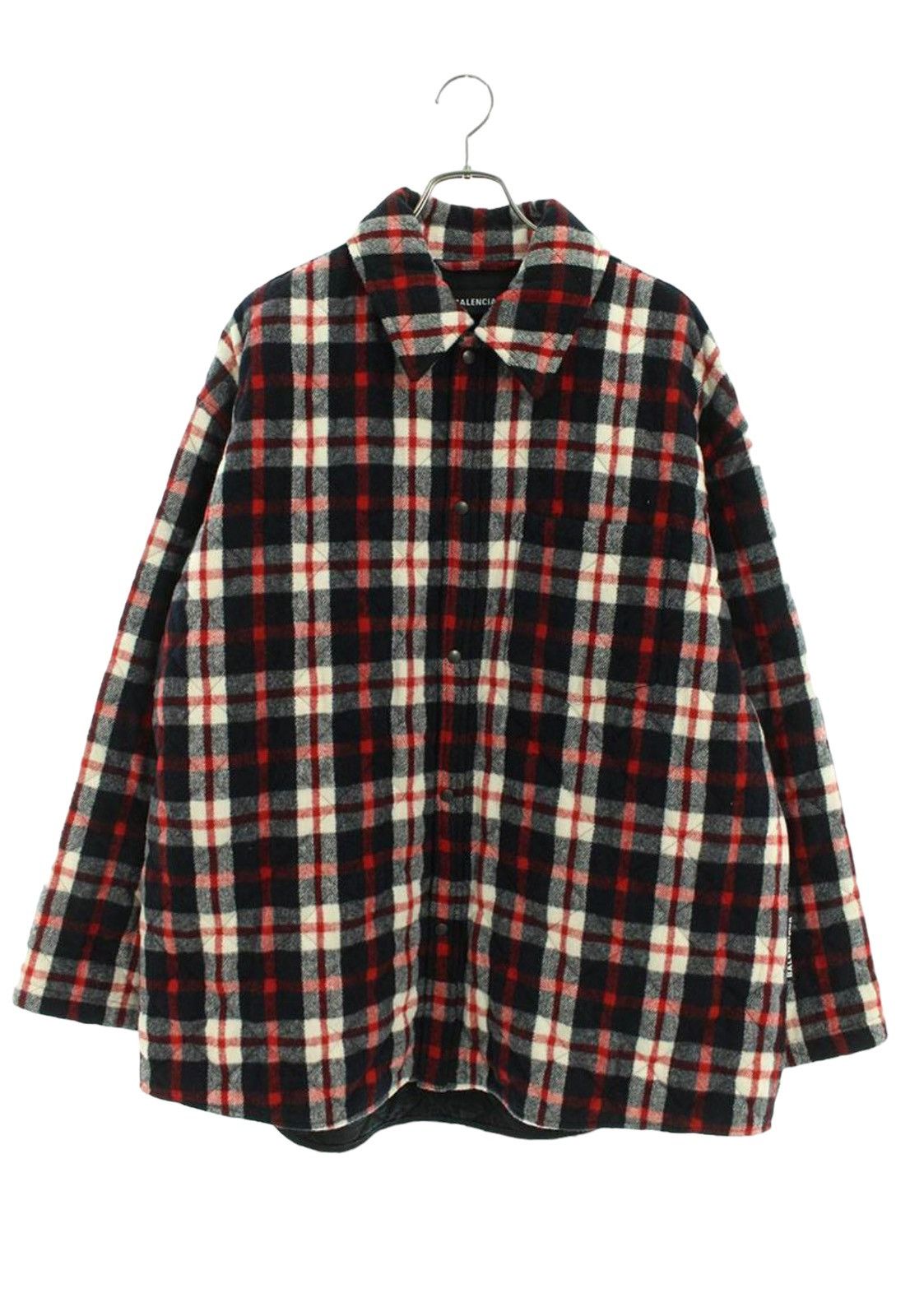 Balenciaga BALENCIAGA 19FW FLANNEL PADDED SHIRTS JACKET Size US M / EU 48-50 / 2 - 9 Thumbnail