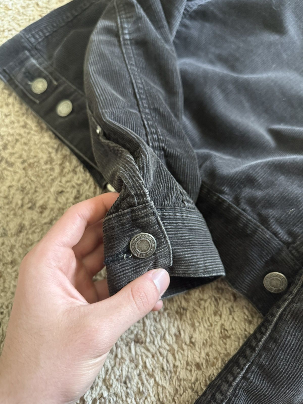 Undercover GURU GURU Undercover Bug Black Corduroy Jacket Size US S / EU 44-46 / 1 - 11 Thumbnail