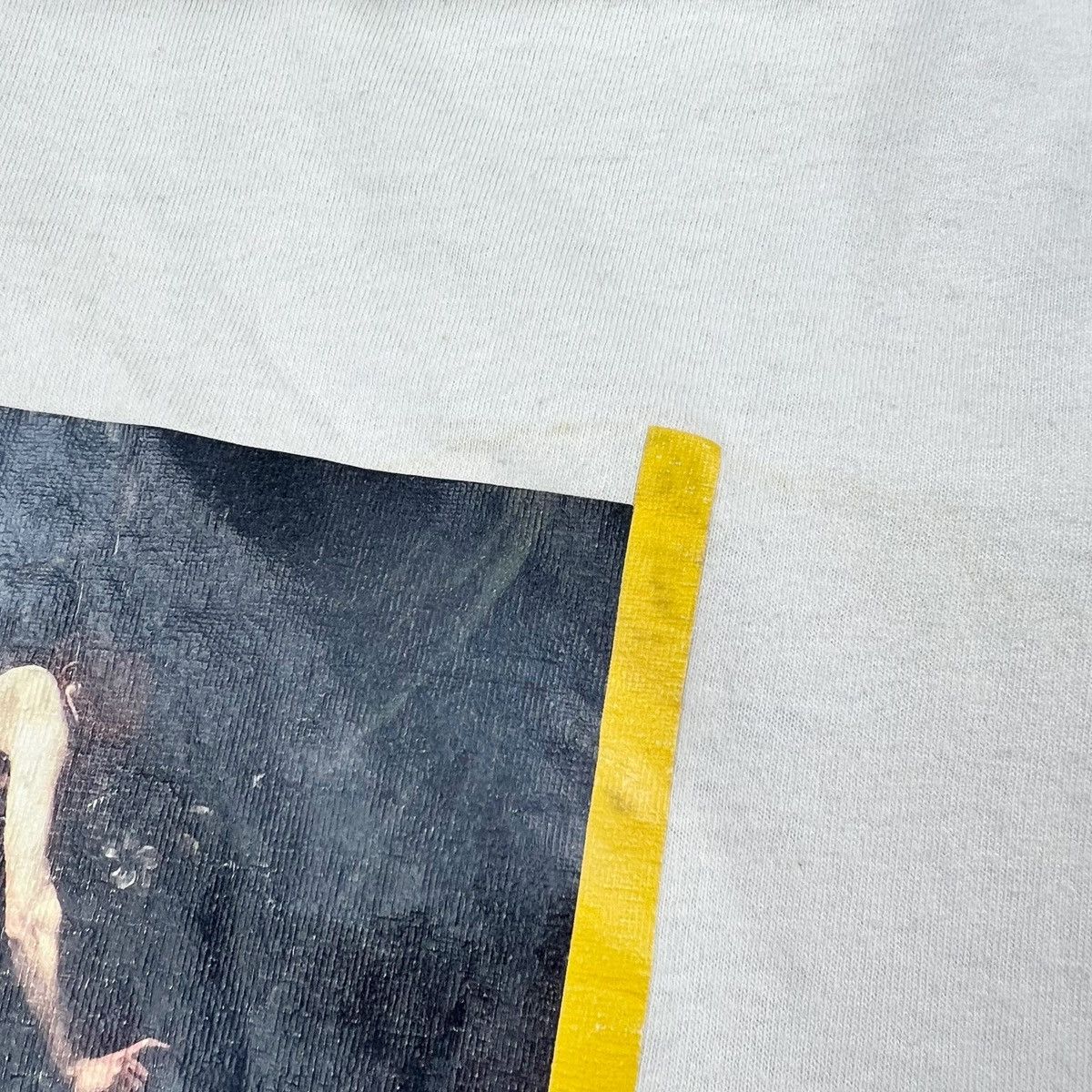 Off-White Off-White Yellow Caravaggio White T Shirt Size US XL / EU 56 / 4 - 5 Thumbnail
