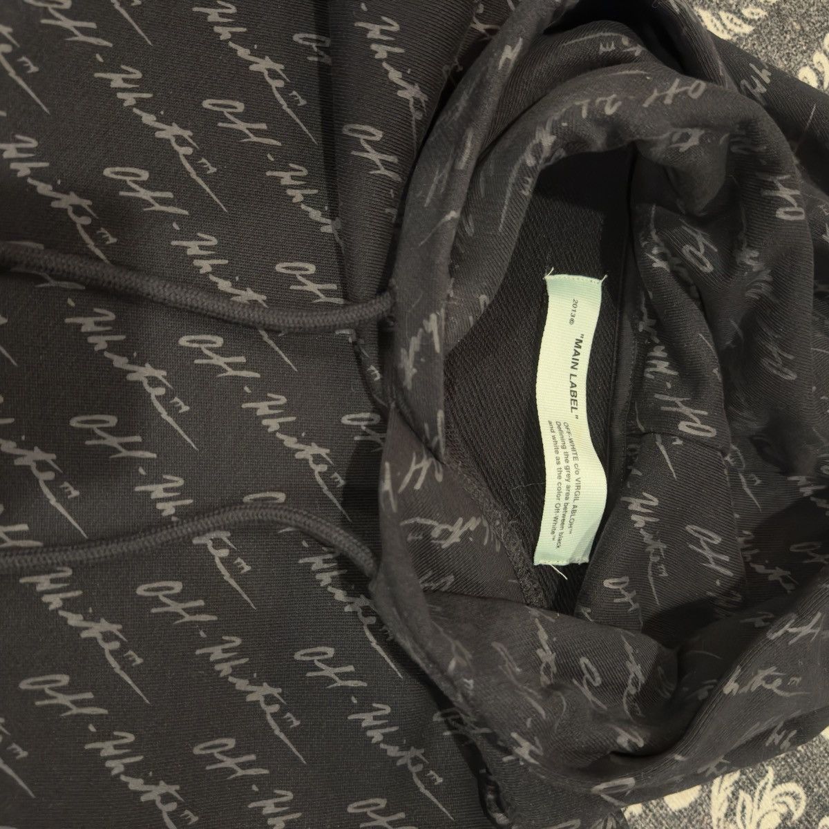 Off-White Off-White Logo-Print Hoodie Size US M / EU 48-50 / 2 - 3 Thumbnail