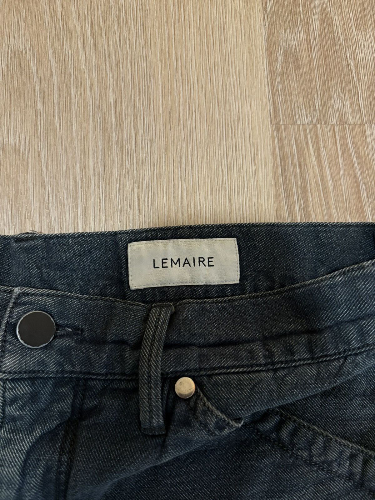 Lemaire Lemaire Denim Pants – Washed Black Size US 30 / EU 46 - 3 Thumbnail
