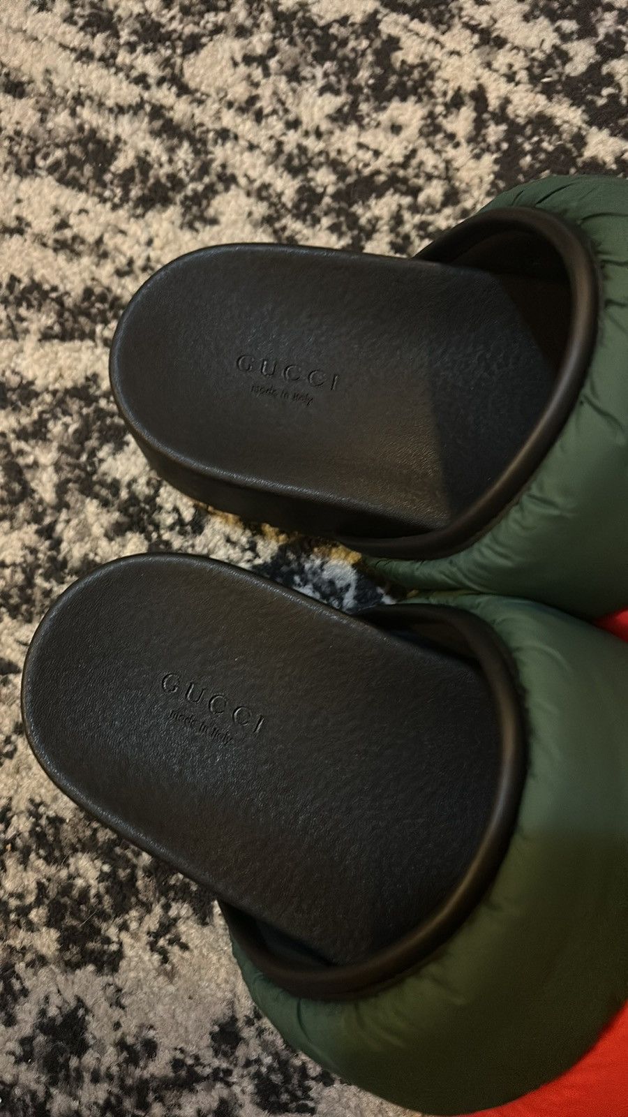 Gucci Gucci Padded Web Sandal Slide size 41 Size US 11 / IT 41 - 3 Thumbnail