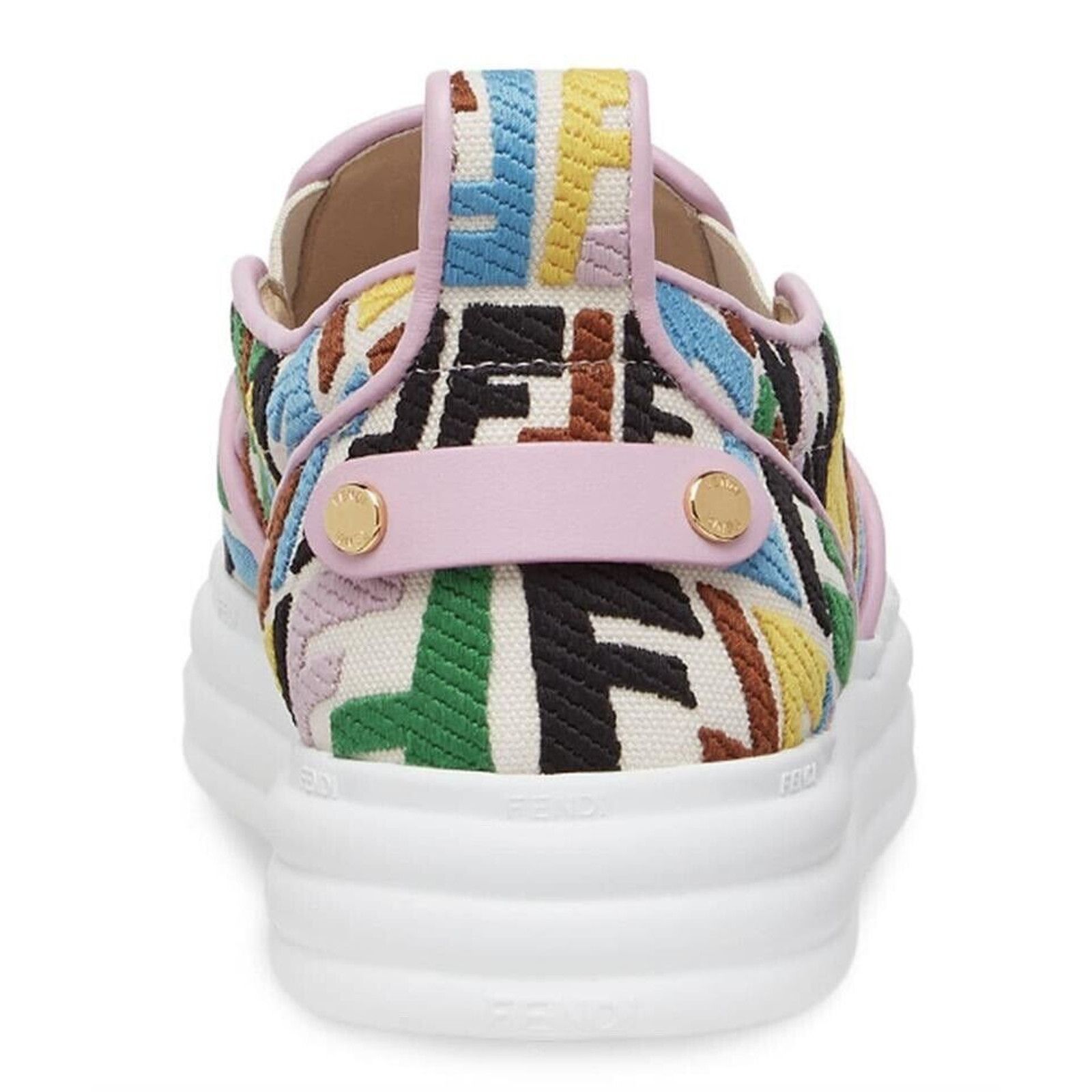 Fendi Vertigo FF Logo Platform Low Top Trainer Slip On Sneaker 36 Size US 6 / IT 36 - 10 Thumbnail