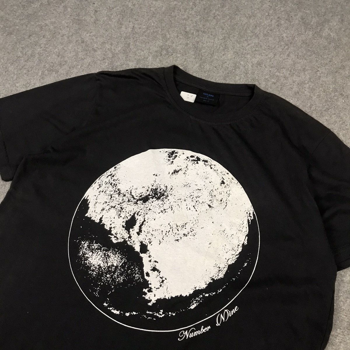 Japanese Brand × Number (N)ine NUMBER NINE X MARLBORO DESIGN BIG MOON DRAK GRAY TSHIRT Size US M / EU 48-50 / 2 - 2 Thumbnail