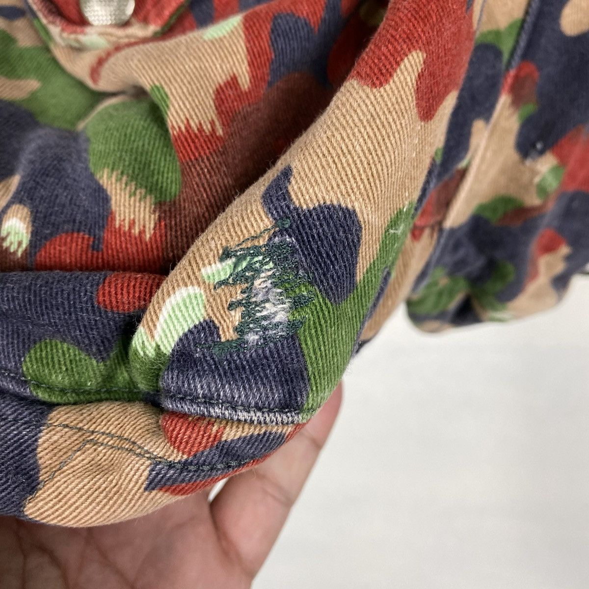 Army Of Me VINTAGE SWISS ARMY COMBAT HEAVYWEIGHT JACKET M83 ALPENFLAGE Size US XL / EU 56 / 4 - 15 Thumbnail