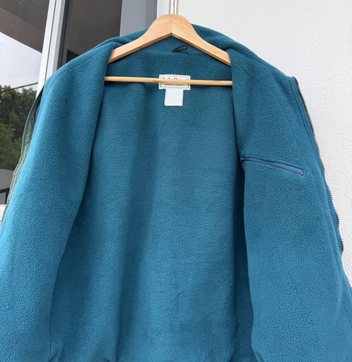 L.L. Bean Vintage L.L.Bean Warm Up Jacket Green Fleece Lined Outdoor Size US M / EU 48-50 / 2 - 13 Thumbnail
