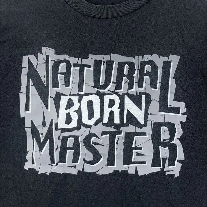 Vintage NATURAL BORN MASTER Japan Pro Wrestling Tee Shirt Size US L / EU 52-54 / 3 - 3 Thumbnail