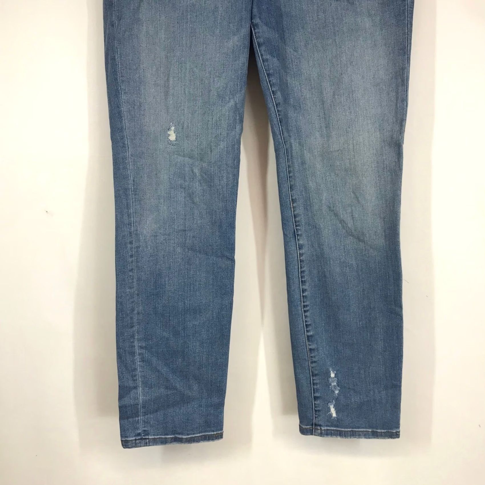 Vintage KUT from the Kloth Jeans Womens 8 Blue Catherine High Rise Boyfriend Distressed Button Fly Size 30" / US 8 / IT 44 - 3 Thumbnail