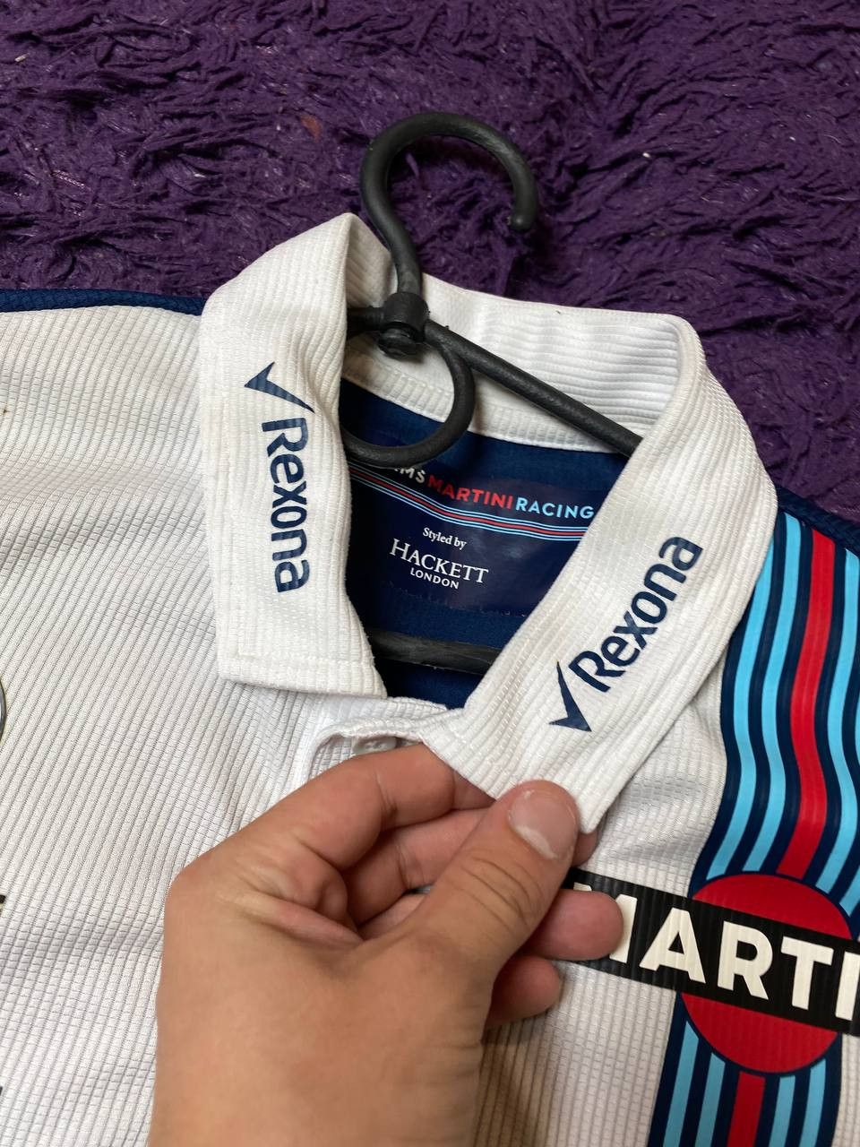 Hackett Hackett Mercedes Amg Martini Racing Polo Shirt Size L Size US L / EU 52-54 / 3 - 2 Thumbnail