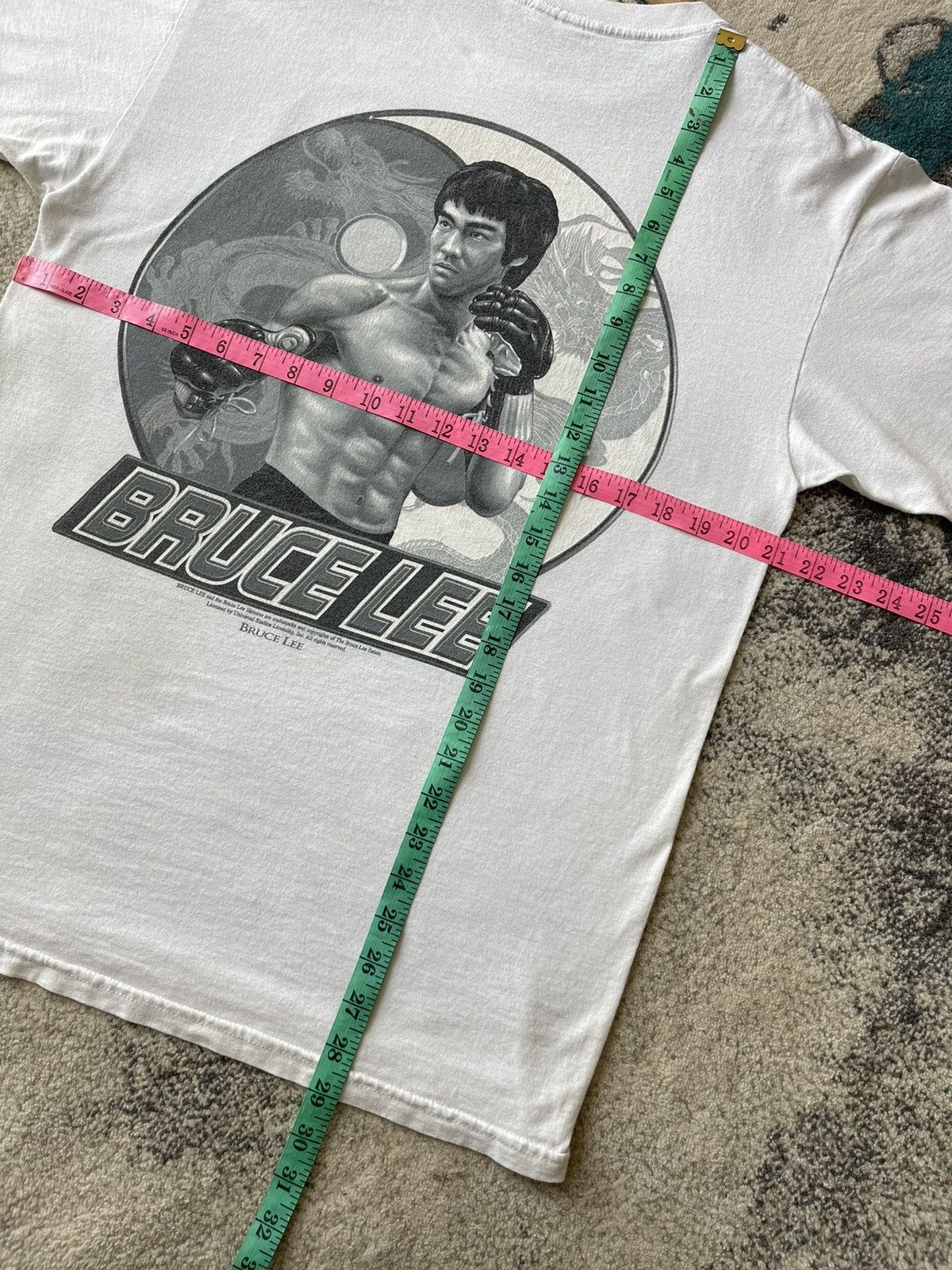 Tultex Bruce Lee Martial Arts Kungfu Legend Y2k Tee Size US M / EU 48-50 / 2 - 18 Thumbnail