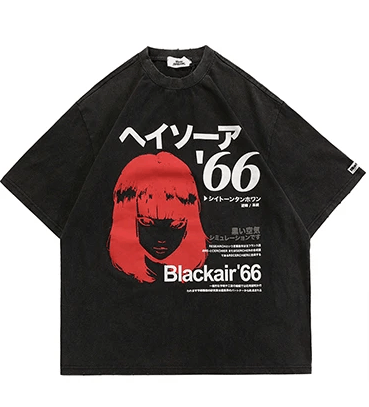 Japanese Brand × Vintage "Black Air-L" T-shirt Size US L / EU 52-54 / 3 - 1 Thumbnail