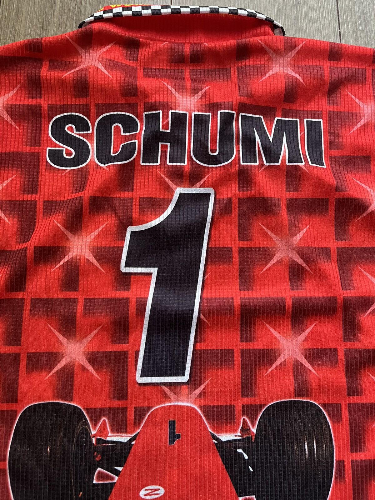 Vintage vintage Ferrari x Michael Schumacher 🇮🇹 fan shirt Size US XL / EU 56 / 4 - 8 Thumbnail