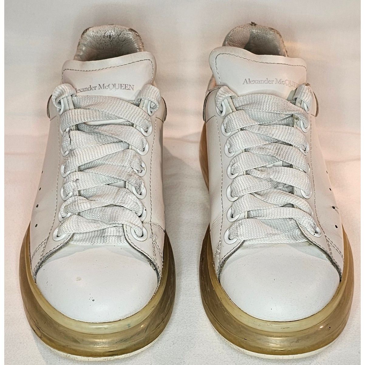 Alexander McQueen Alexander McQueen Oversized Sneaker “White Multi” Size US 6.5 / IT 36.5 - 7 Thumbnail