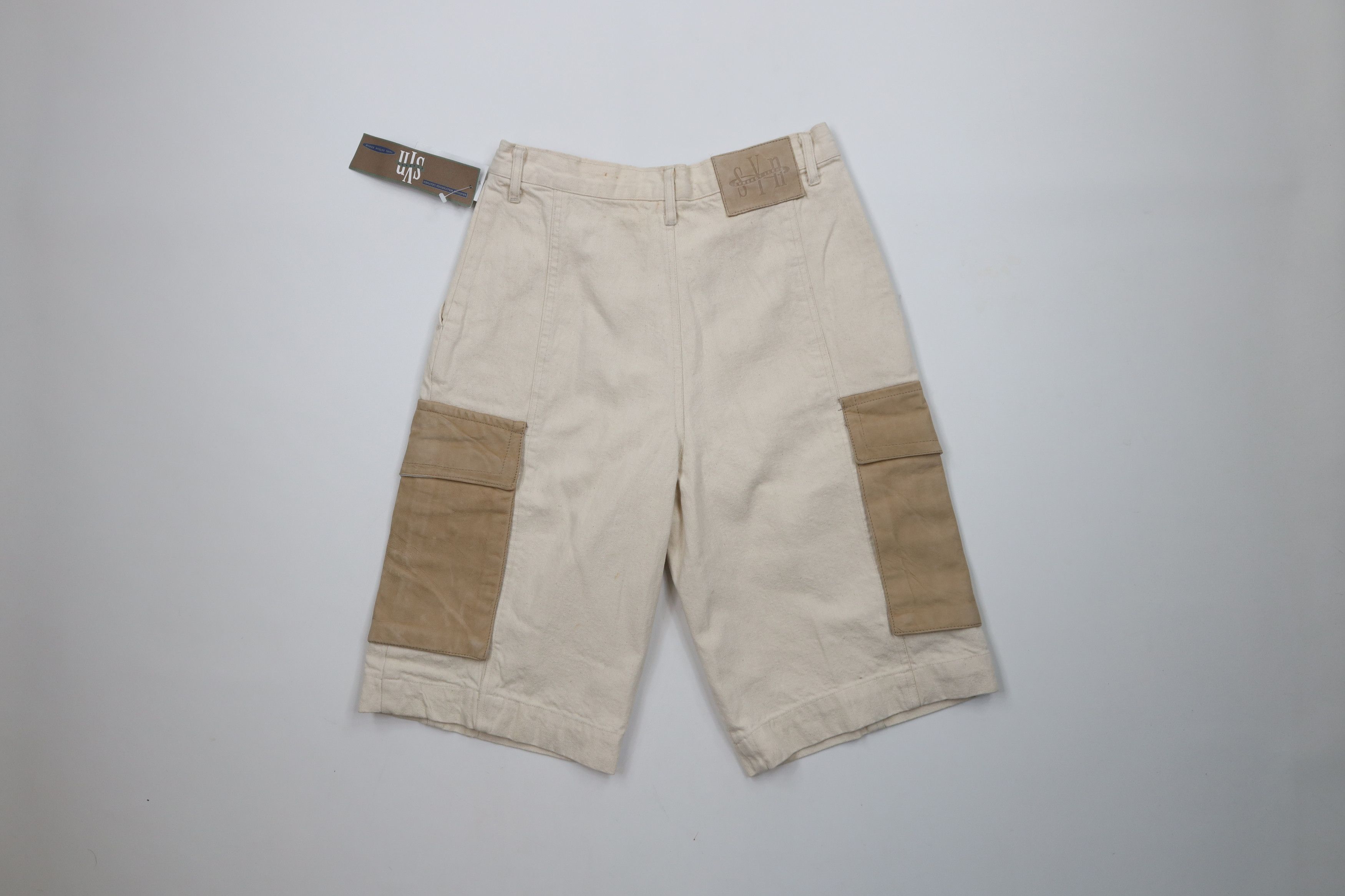 Vintage Deadstock Vintage 90s Streetwear Big Pocket Cargo Shorts Size US 30 / EU 46 - 11 Thumbnail