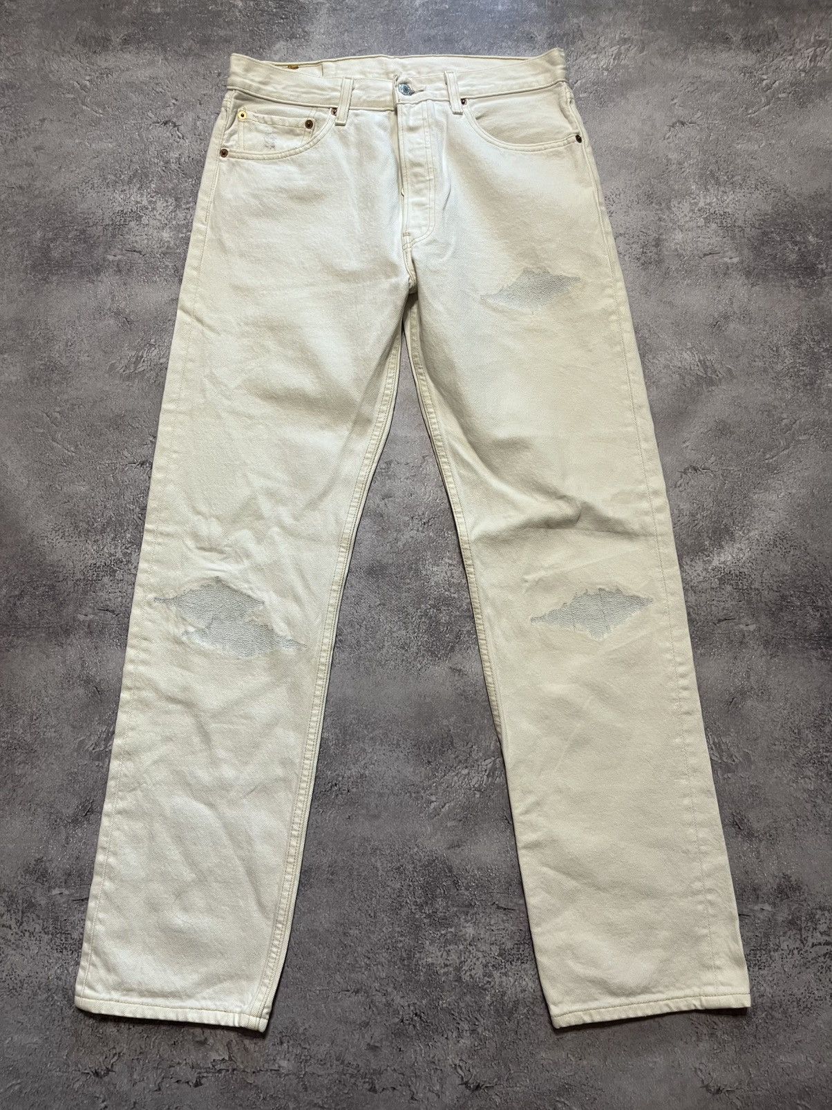 Levi's Vintage Reworked Levi’s 501 denim jeans Size US 32 / EU 48 - 1 Thumbnail