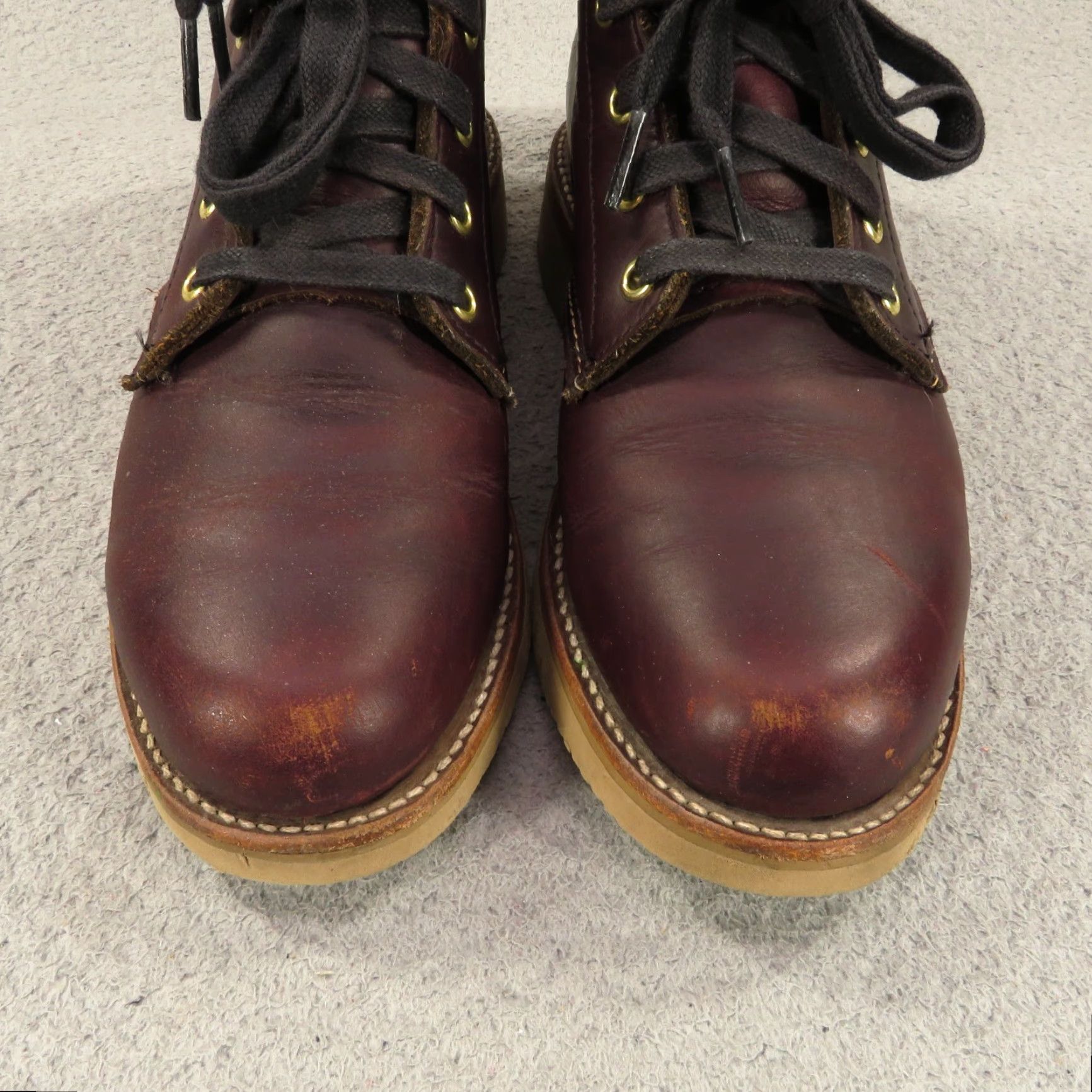 Chippewa Chippewa Boots Womens 9 6" Lace Up Service Oxblood Leather Vintage Made in USA Casual Combat Ankle Boots Mens? No gender. Size US 9 / IT 39 - 3 Thumbnail