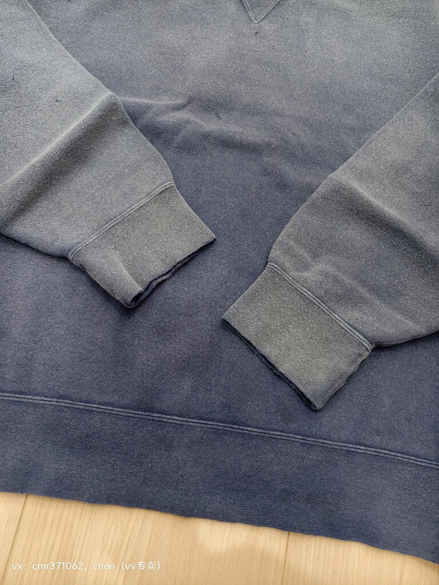Visvim visvim 25SS Jumbo SB SweatCrash Navy 3 Distressed Size US L / EU 52-54 / 3 - 3 Thumbnail
