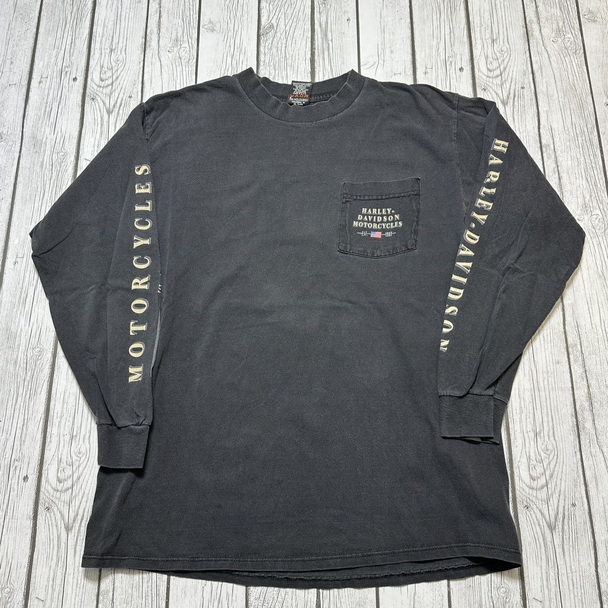 Vintage Vintage Harley Davidson long sleeve tee Size US L / EU 52-54 / 3 - 2 Thumbnail