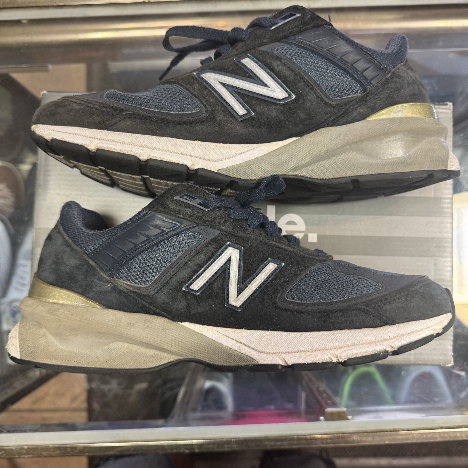 New Balance New Balance 990v5 Running Shoes Women's 9.5 Navy Blue Size US 9.5 / IT 39.5 - 2 Thumbnail