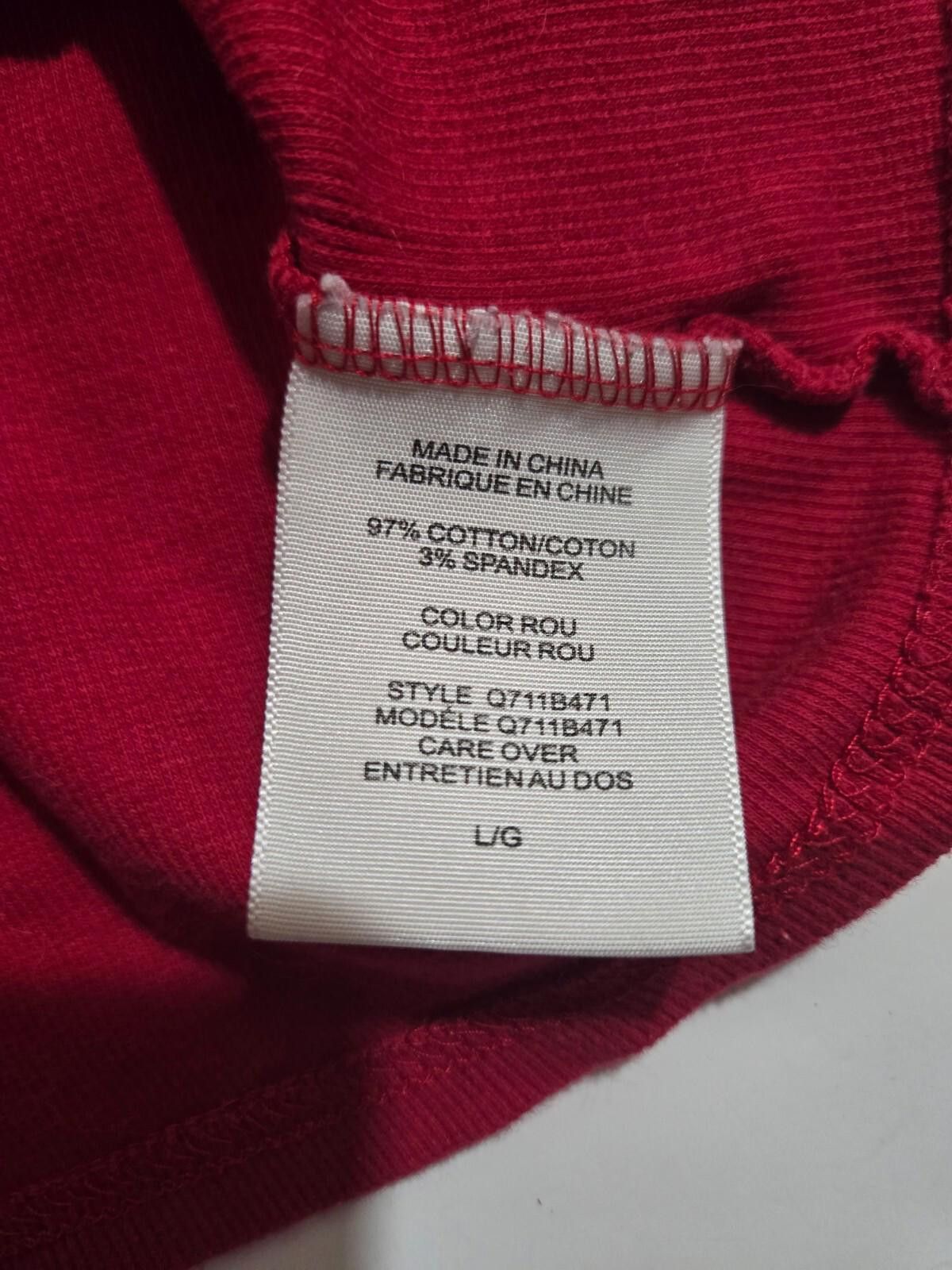 Guess Guess Tank Top Red Heart Bling Rhinestones Y2K 90's Vintage Size L / US 10 / IT 46 - 4 Thumbnail