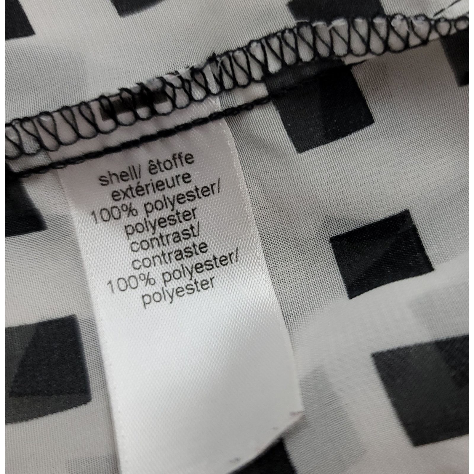 Other Maurices Black White Checker Sheer Button Up Top Medium Size M / US 6-8 / IT 42-44 - 7 Thumbnail