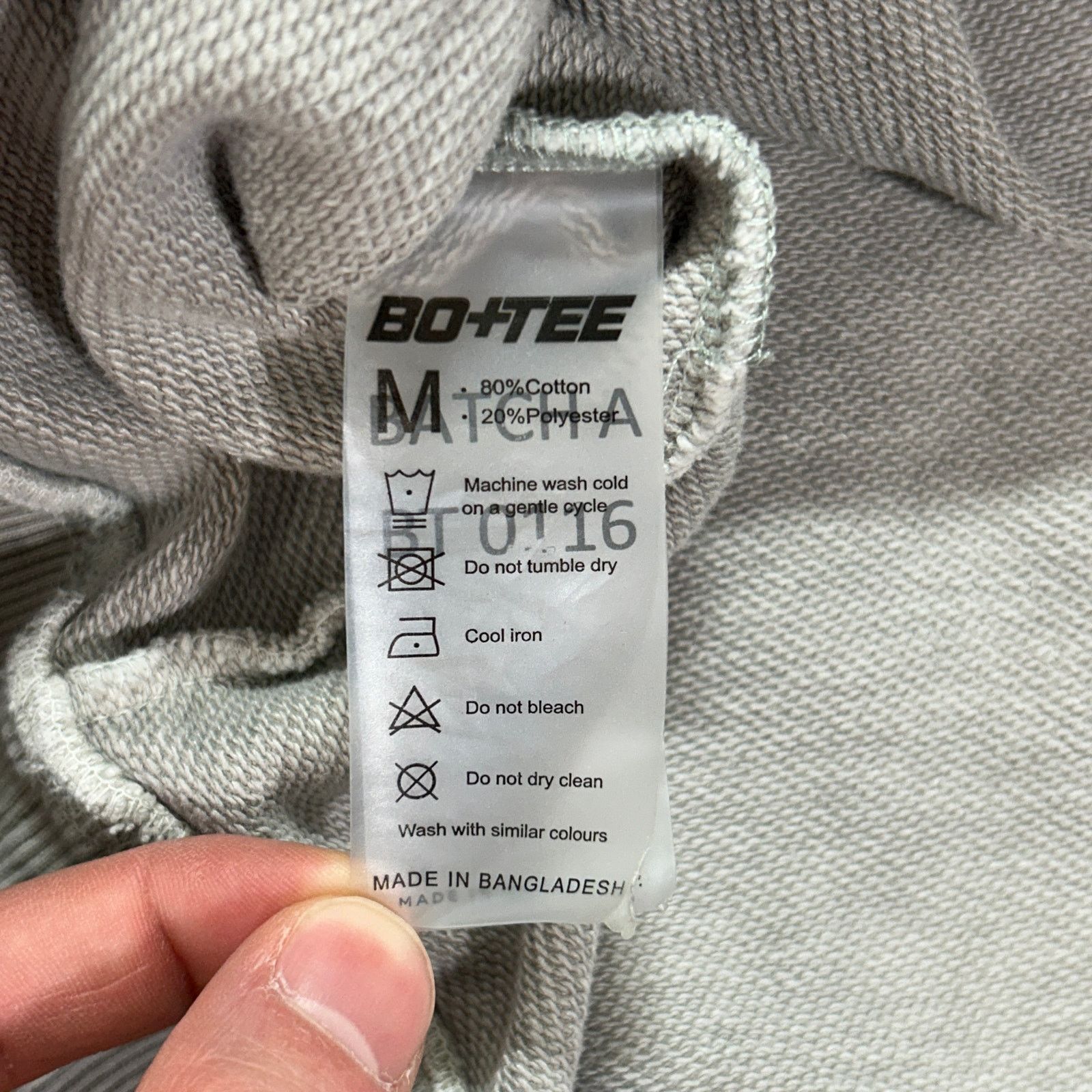 Other BO+TEE grey wash casual loungewear oversized sweatshirt wm M Size M / US 6-8 / IT 42-44 - 7 Thumbnail