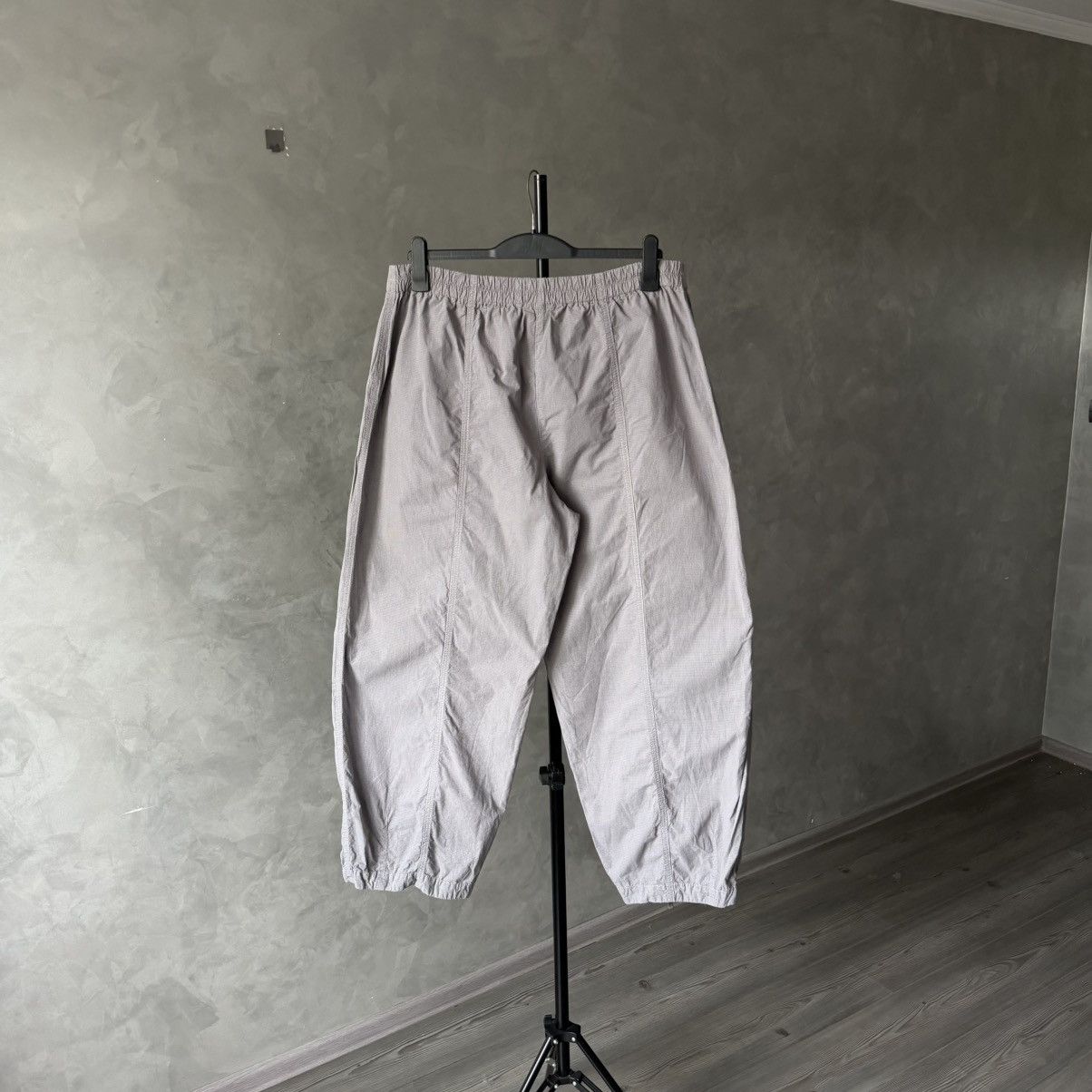 OSKA OSKA Wide Barrel Leg Balloon Trousers Checkered Grey Size 34" / US 12 / IT 48 - 8 Thumbnail