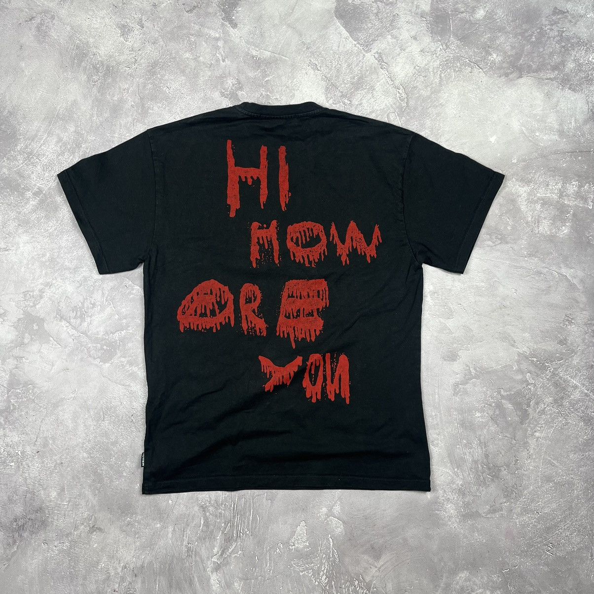 Iuter Iuter Demon Tee Hi How Are You Blood Big Logo T-Shirt Black Size US S / EU 44-46 / 1 - 2 Thumbnail