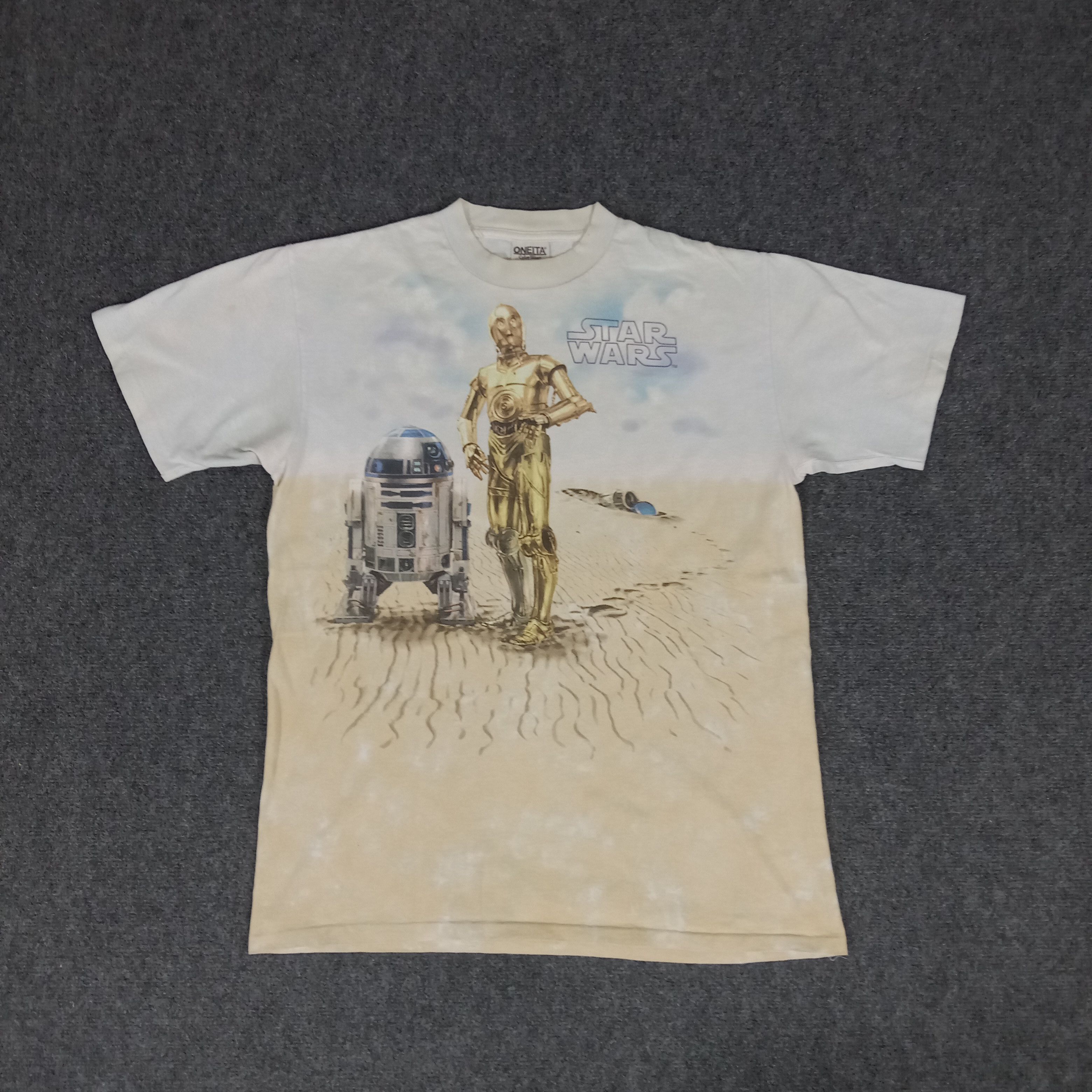 Star Wars × Vintage Vintage 90's Star Wars American Fiction Movie Tshirt Size US L / EU 52-54 / 3 - 4 Thumbnail