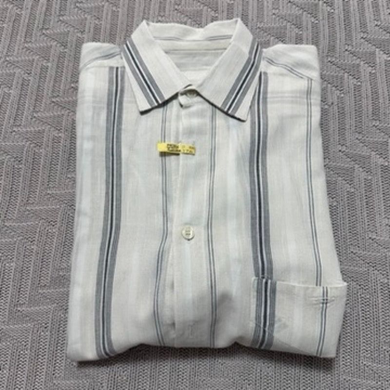 Other Daniel Sawyer Sport cream striped linen button down size M Size US M / EU 48-50 / 2 - 1 Thumbnail