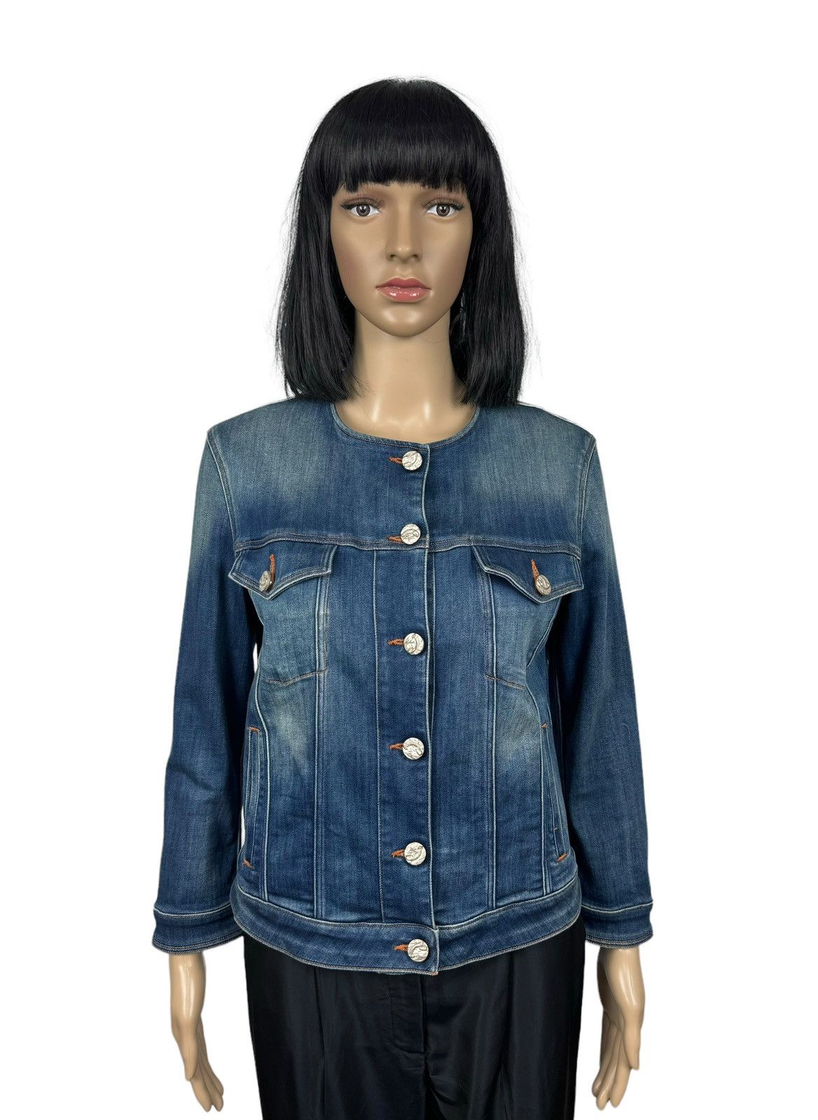 Jacob Cohen Jacob Cohen Denim Jacket Womens size L Size L / US 10 / IT 46 - 1 Thumbnail