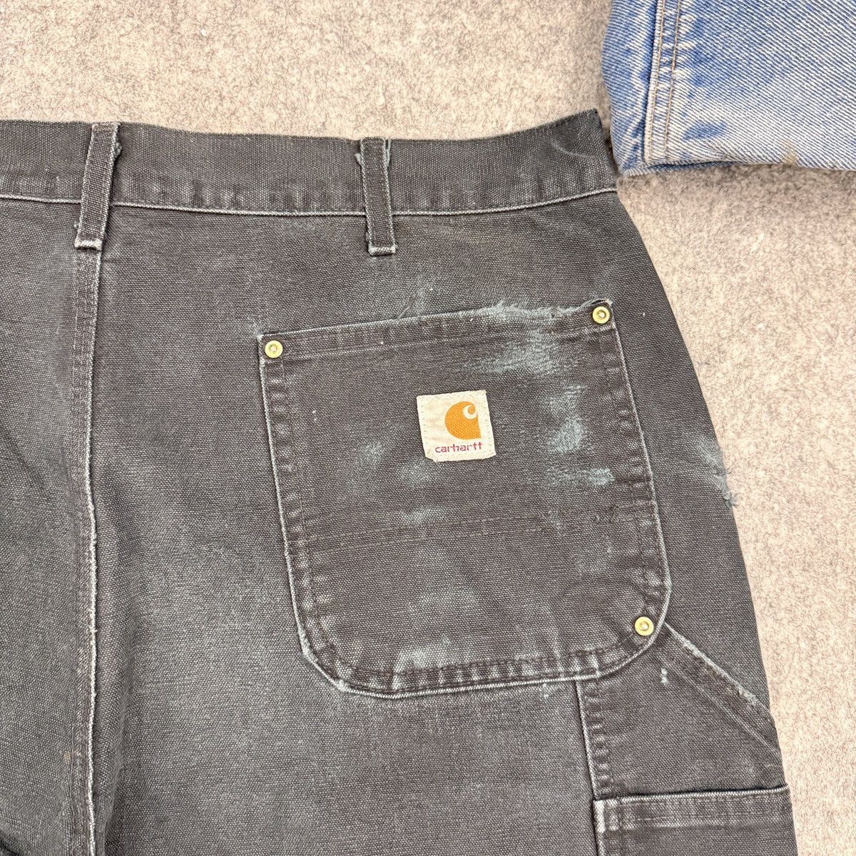Carhartt Vintage Carhartt B01 BLK Double Knee Denim Size US 38 / EU 54 - 12 Thumbnail