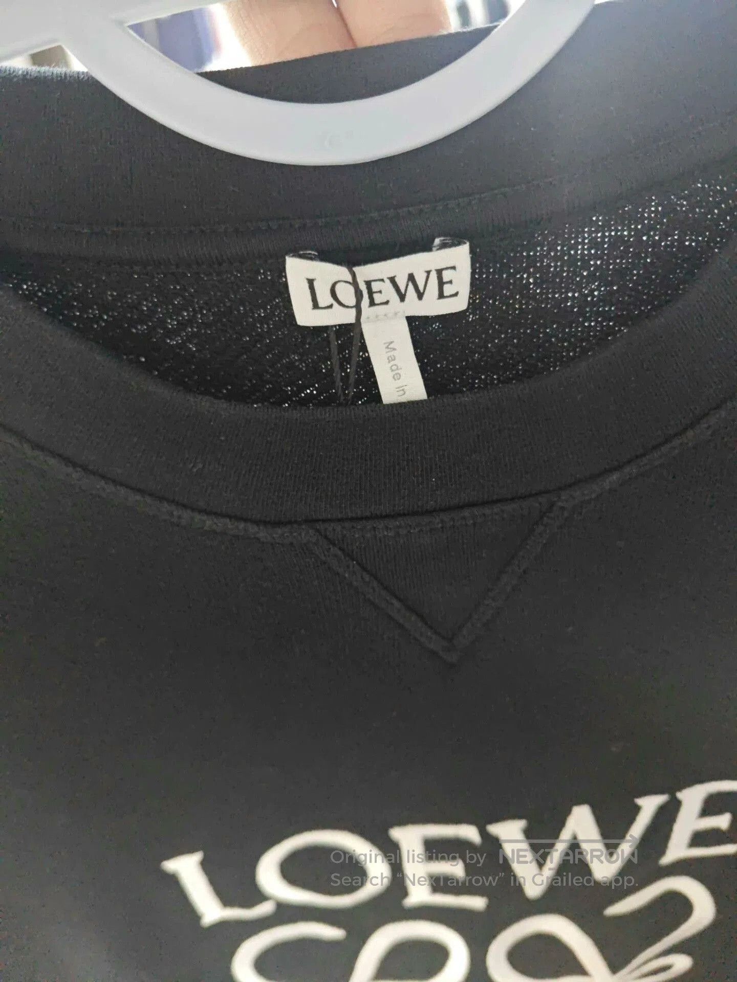 Loewe Loewe Black Embroidered Logo Hoodie Size S. Size US S / EU 44-46 / 1 - 4 Thumbnail