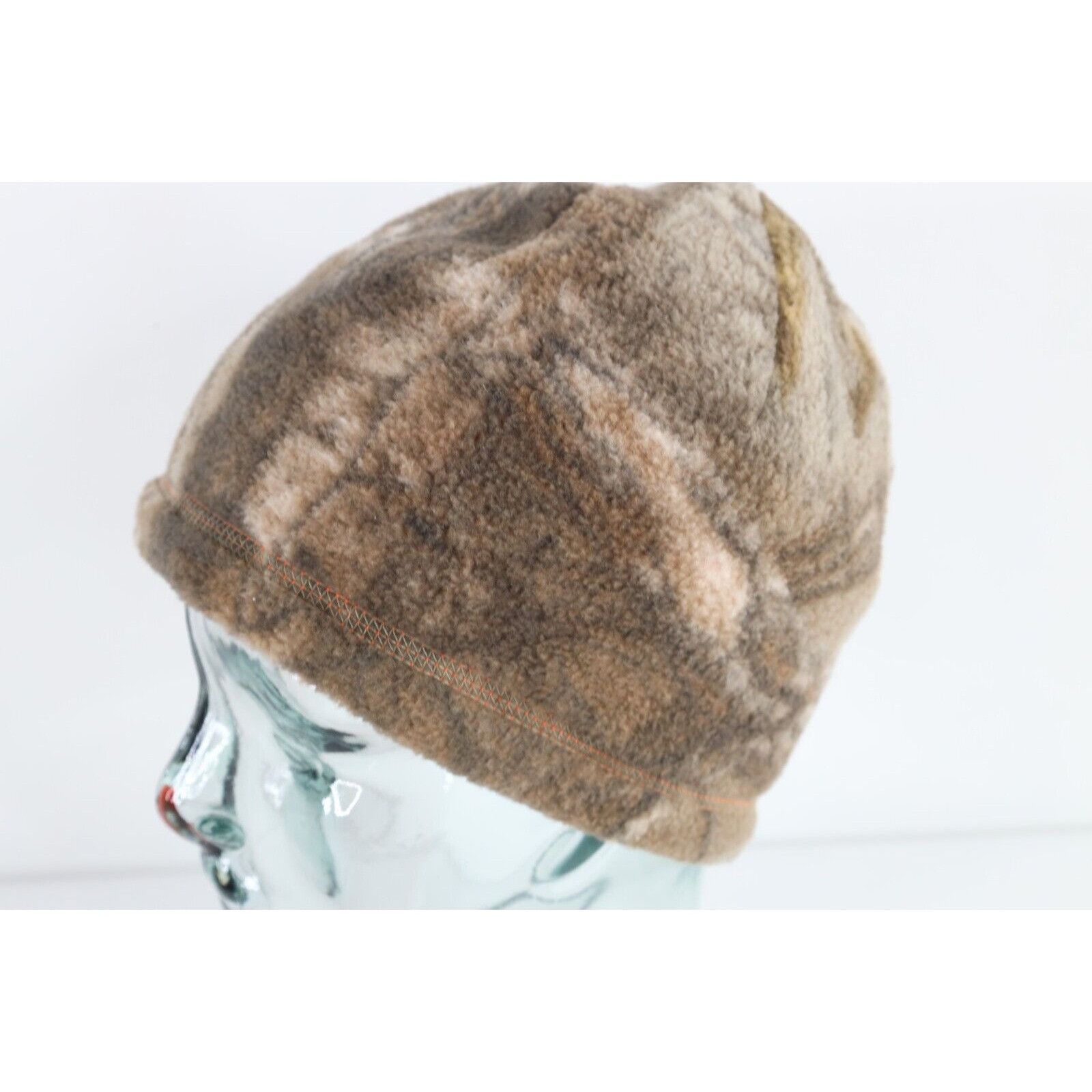 Vintage Vintage 90s Reversible Camouflage Fleece Winter Beanie Size ONE SIZE - 2 Thumbnail