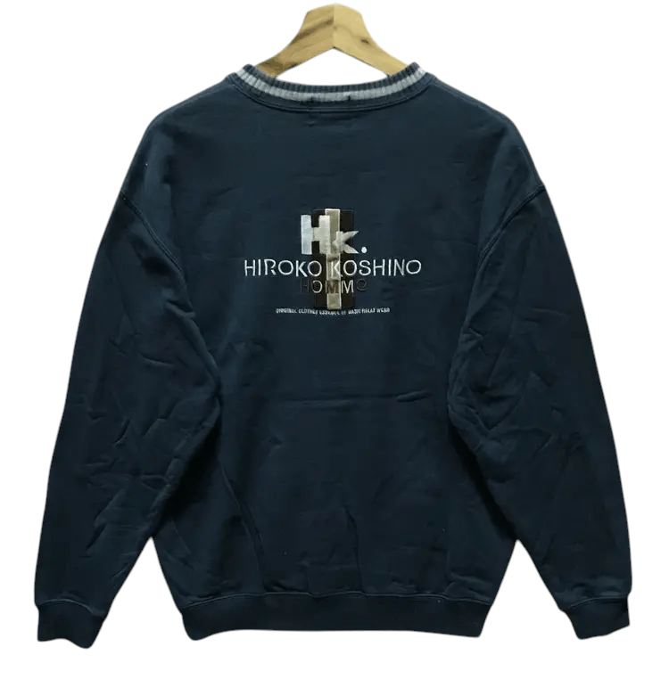 Hiroko Koshino Homme Hiroko Koshino Homme Sweatshirts Size US M / EU 48-50 / 2 - 2 Thumbnail