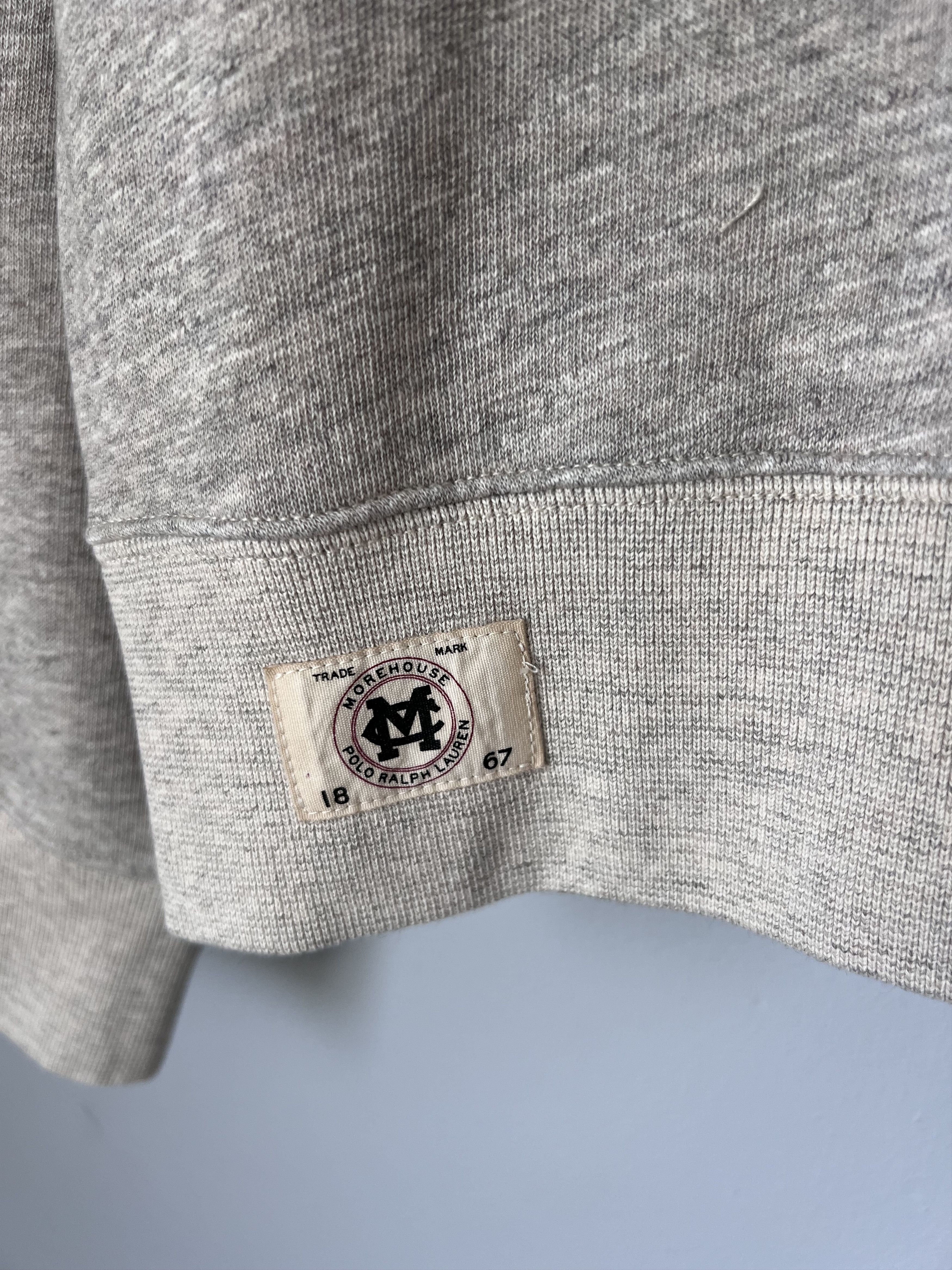 Polo Ralph Lauren Polo Ralph Lauren The Morehouse Polo Sweatshirt in Grey Size US L / EU 52-54 / 3 - 4 Thumbnail