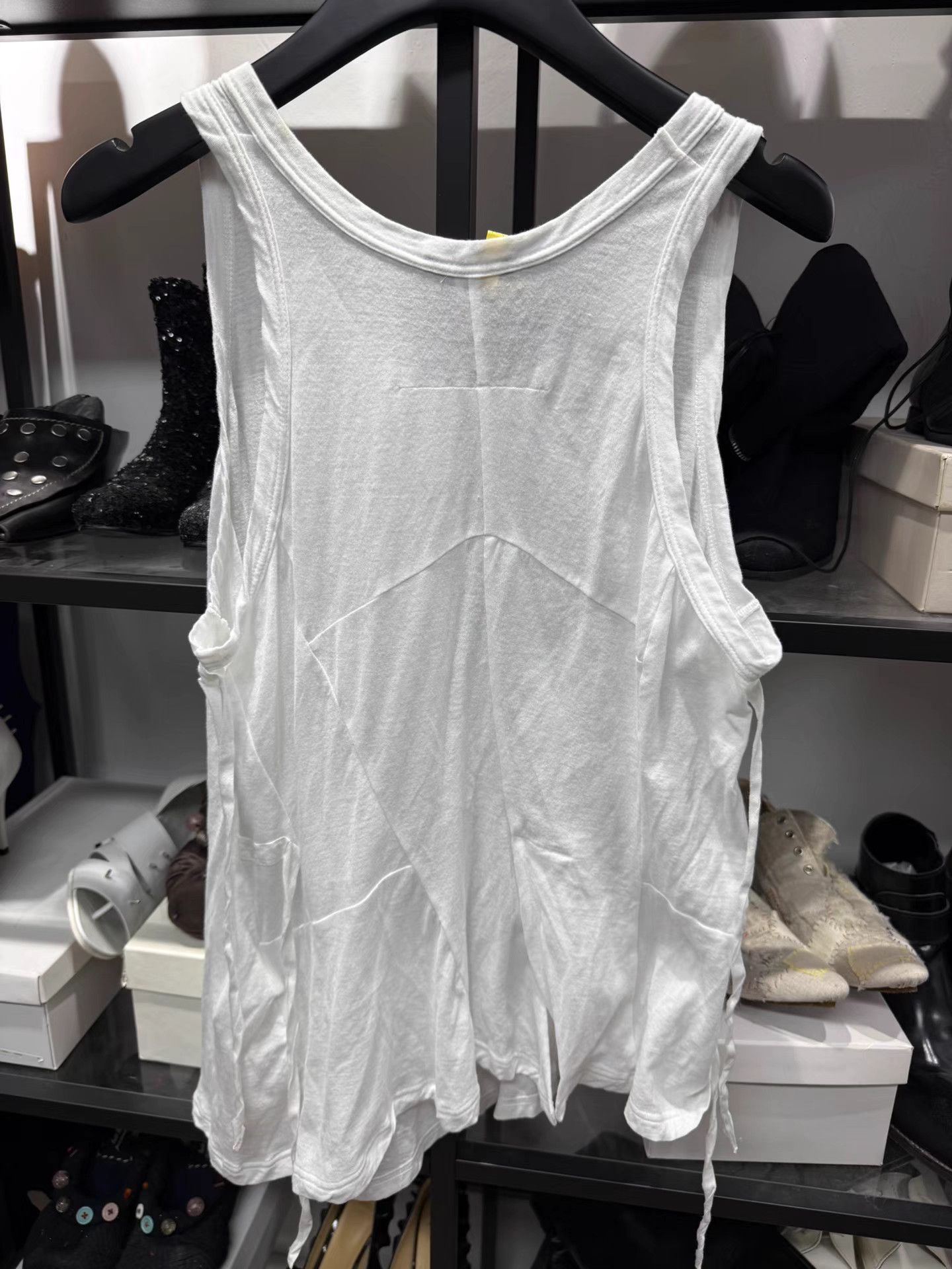 Ann Demeulemeester Ann Demeulemeester Reversed Slogan Vest K20 Size XS / US 0-2 / IT 36-38 - 6 Thumbnail