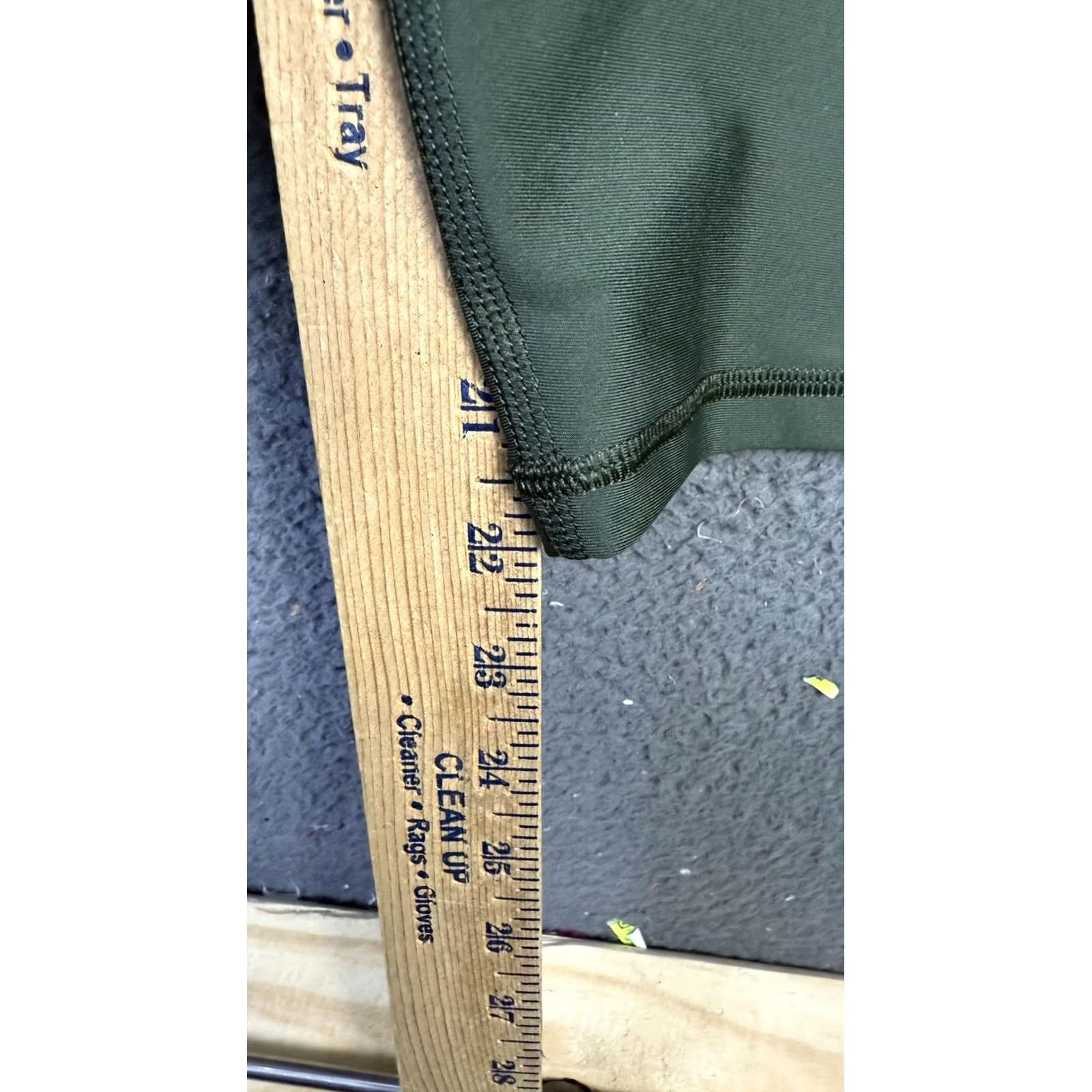 Vintage Kinesis Leggings Womens XL Green High Waisted Yoga Activewear Stretch Pants Size 40" / US 18 - 3 Thumbnail
