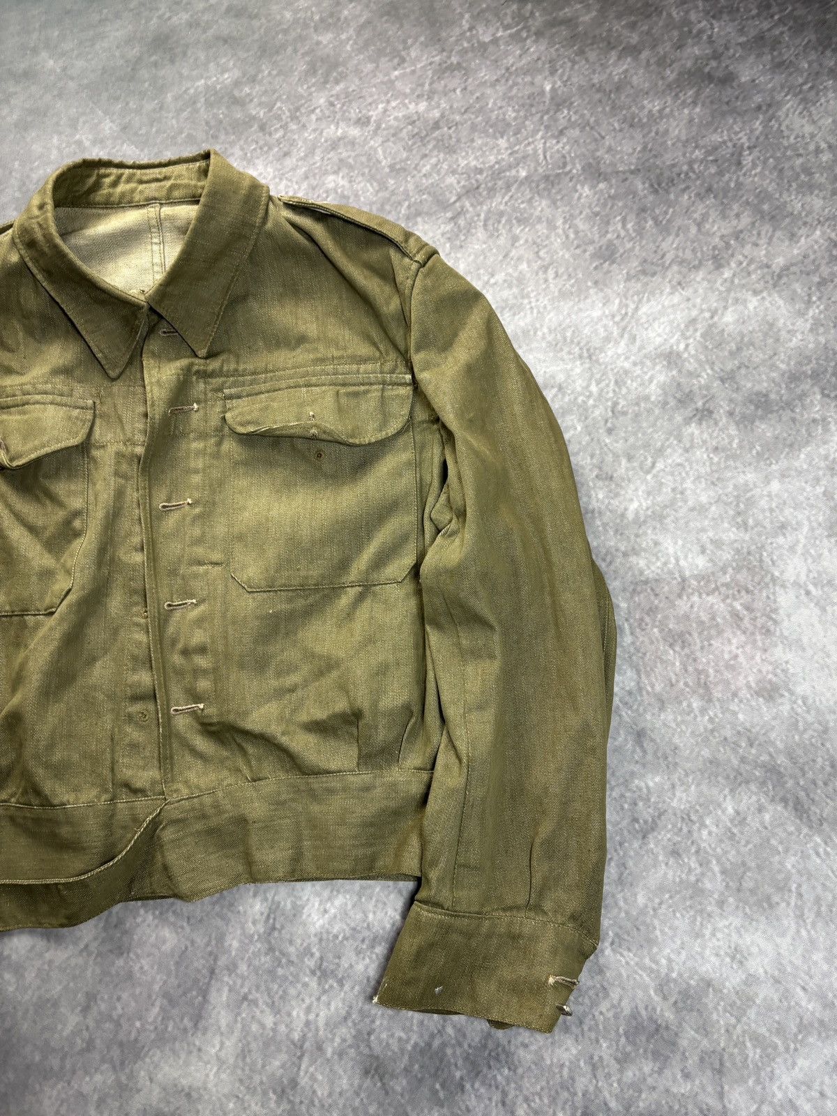 1950s British Army Battledress Jacket WW2 Vintage Short Coat
