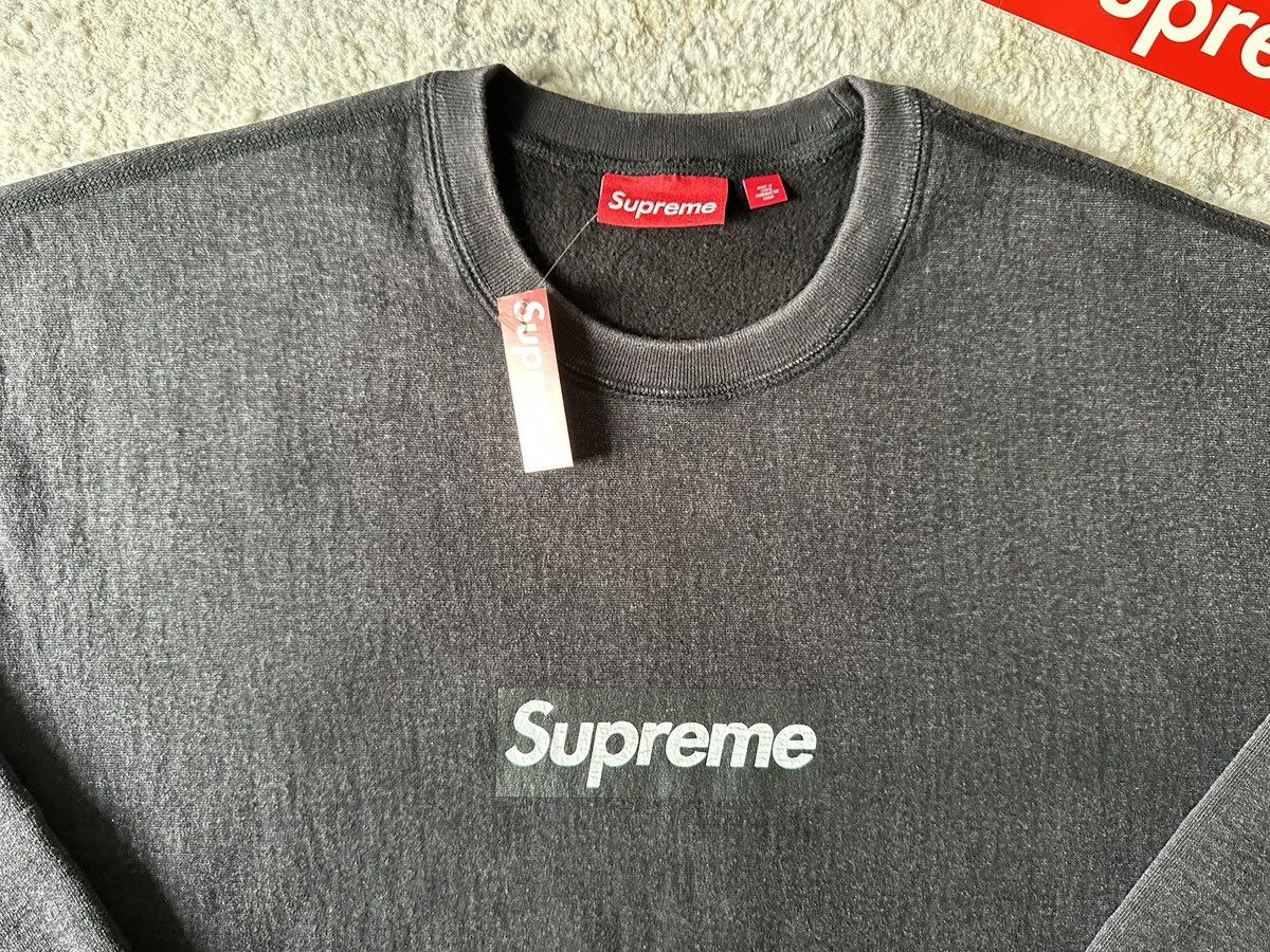 Supreme SUPREME WASHED BOX LOGO CREWNECK SS25 Size US XL / EU 56 / 4 - 15 Thumbnail