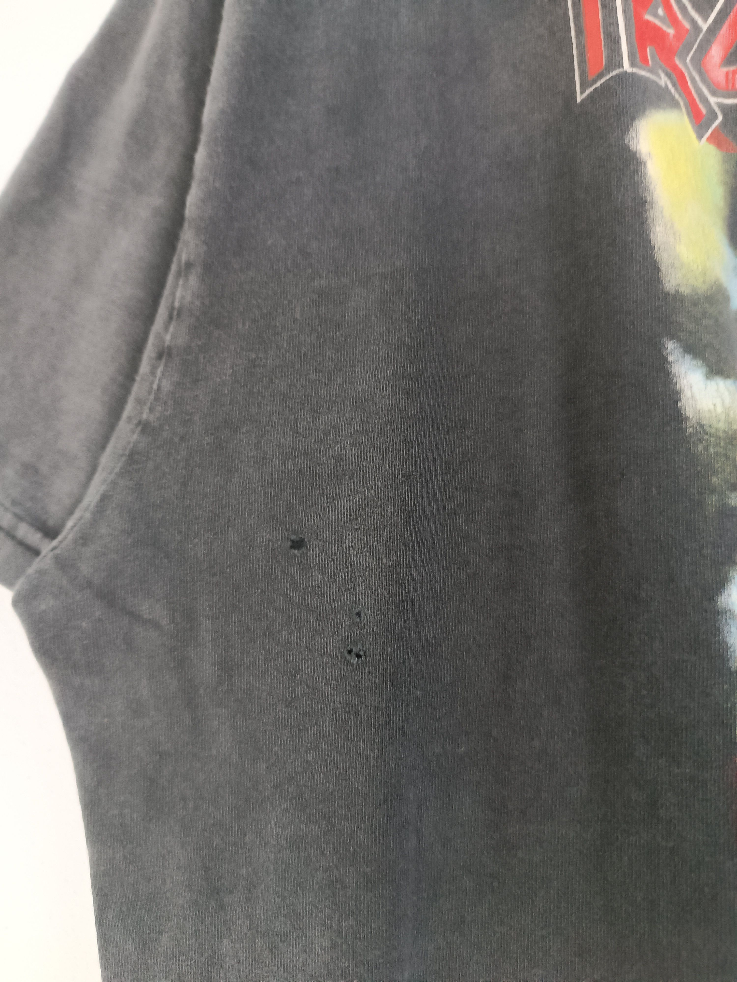 Band Tees THRASHED FADED VINTAGE IRON MAIDEN KILLERS METAL VERY RARE Size US XXL / EU 58 / 5 - 11 Thumbnail