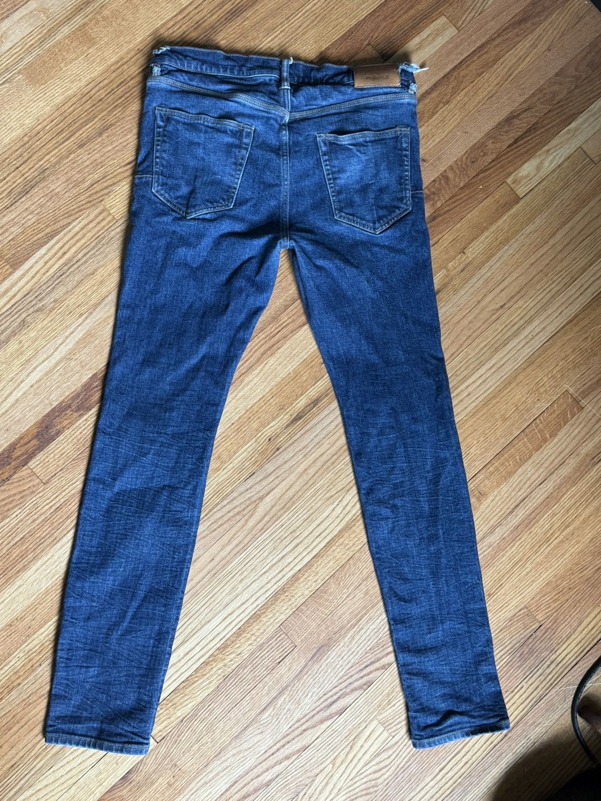 Purple Brand Purple Brand Stretch Denim Blue Size US 33 - 2 Thumbnail