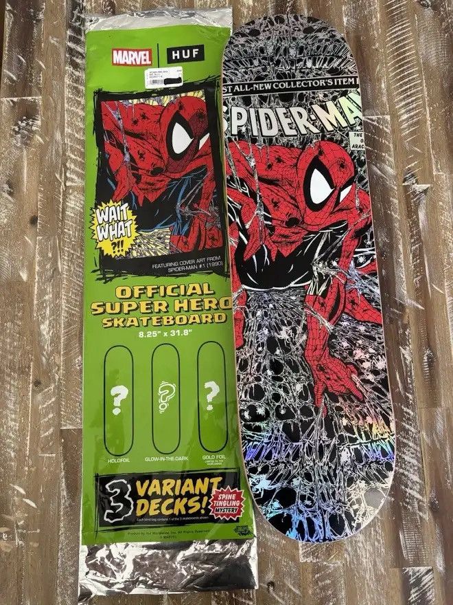 Huf Huf x Spiderman Skateboard Size ONE SIZE - 1 Thumbnail