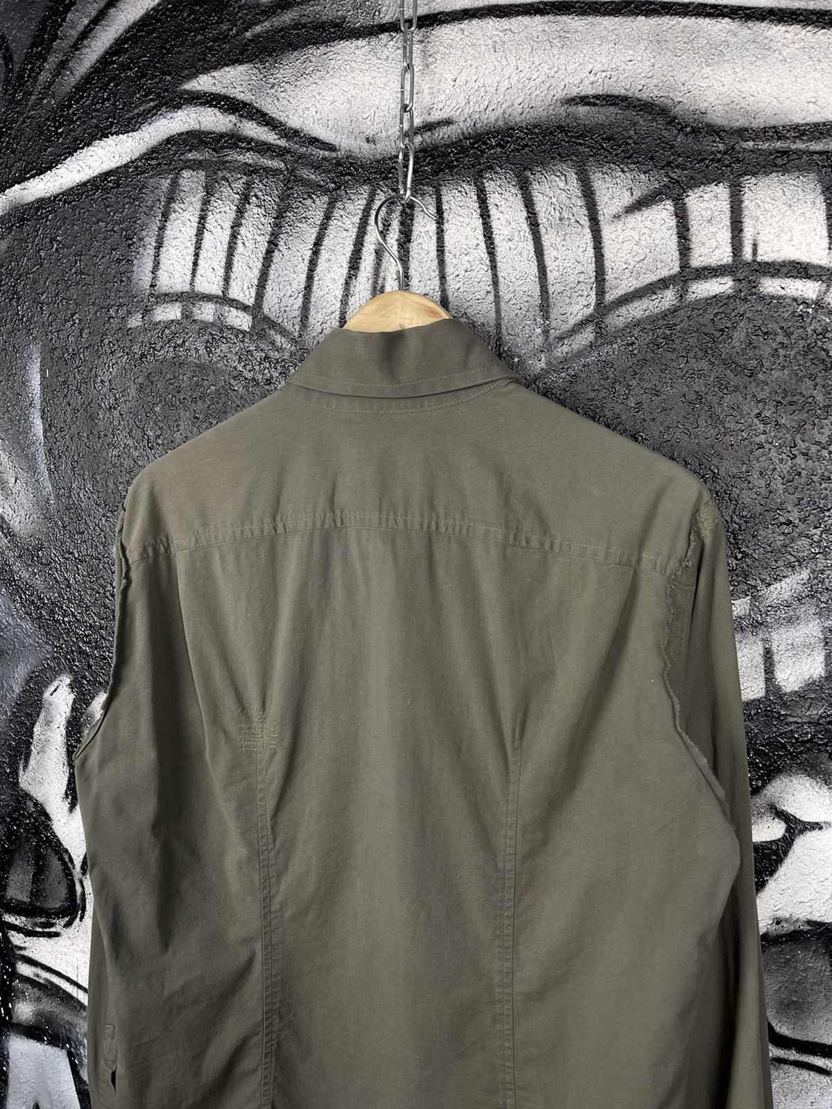 Daniele Alessandrini Daniele Alessandrini Italian Designer Khaki Shirt Size XL Size US XL / EU 56 / 4 - 9 Thumbnail