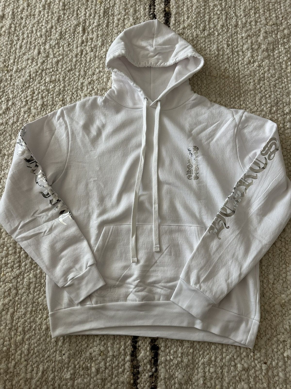 Chrome Hearts White Foil Hoodie
