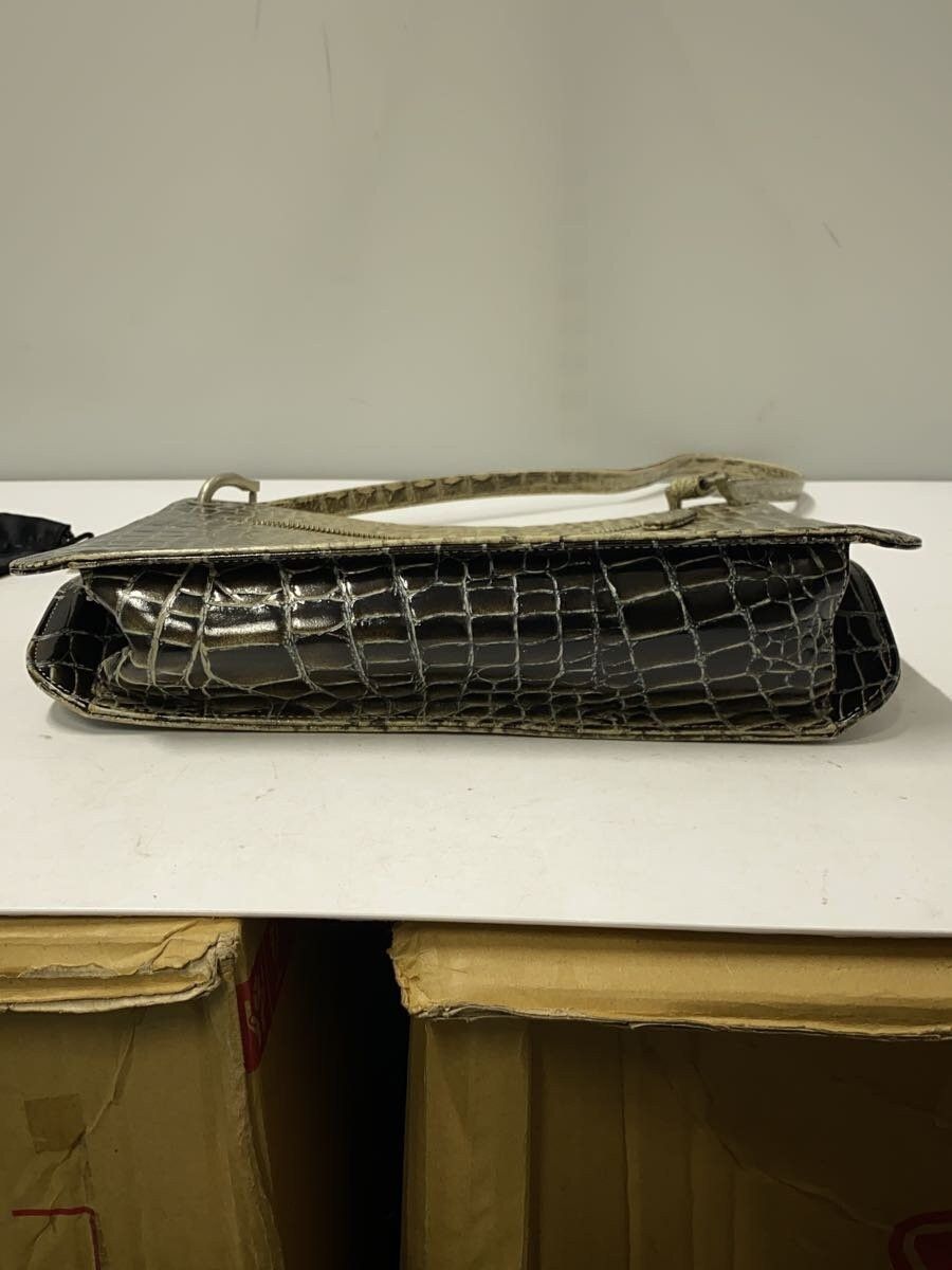Jean Paul Gaultier Crocodile Embossed Chain Shoulder Bag Size ONE SIZE - 3 Thumbnail