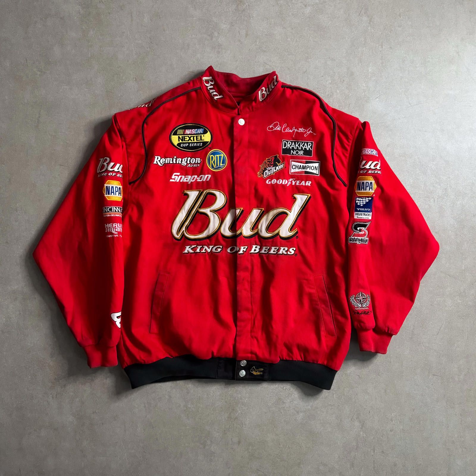 image of 90's Chase Authentics Nascar Dale Earnhardt Jacket - XL in Red, Men's