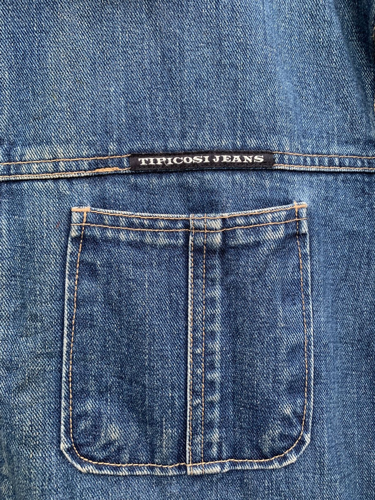 Japanese Brand × Vintage Vintage Japanese Brand Tipicosi Jeans Denim Jacket Size US L / EU 52-54 / 3 - 12 Thumbnail