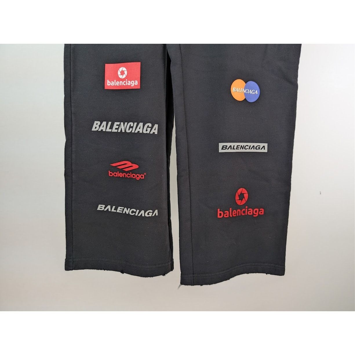 Balenciaga o1rshd1 Top League Med Moll Baggy Pants in Black Size US 28 / EU 44 - 4 Thumbnail